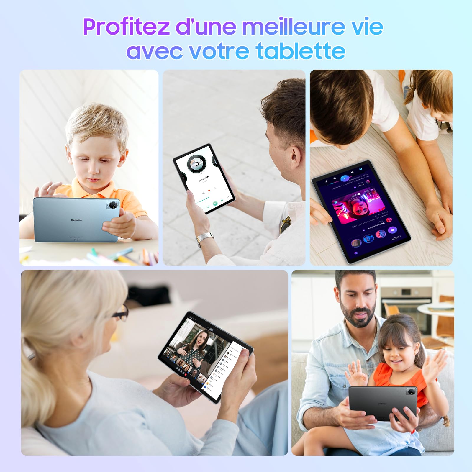 Blackview TAB 30 WiFi (WiFi 6 - 10.1'' - 64 Go, 2 Go RAM) Gris