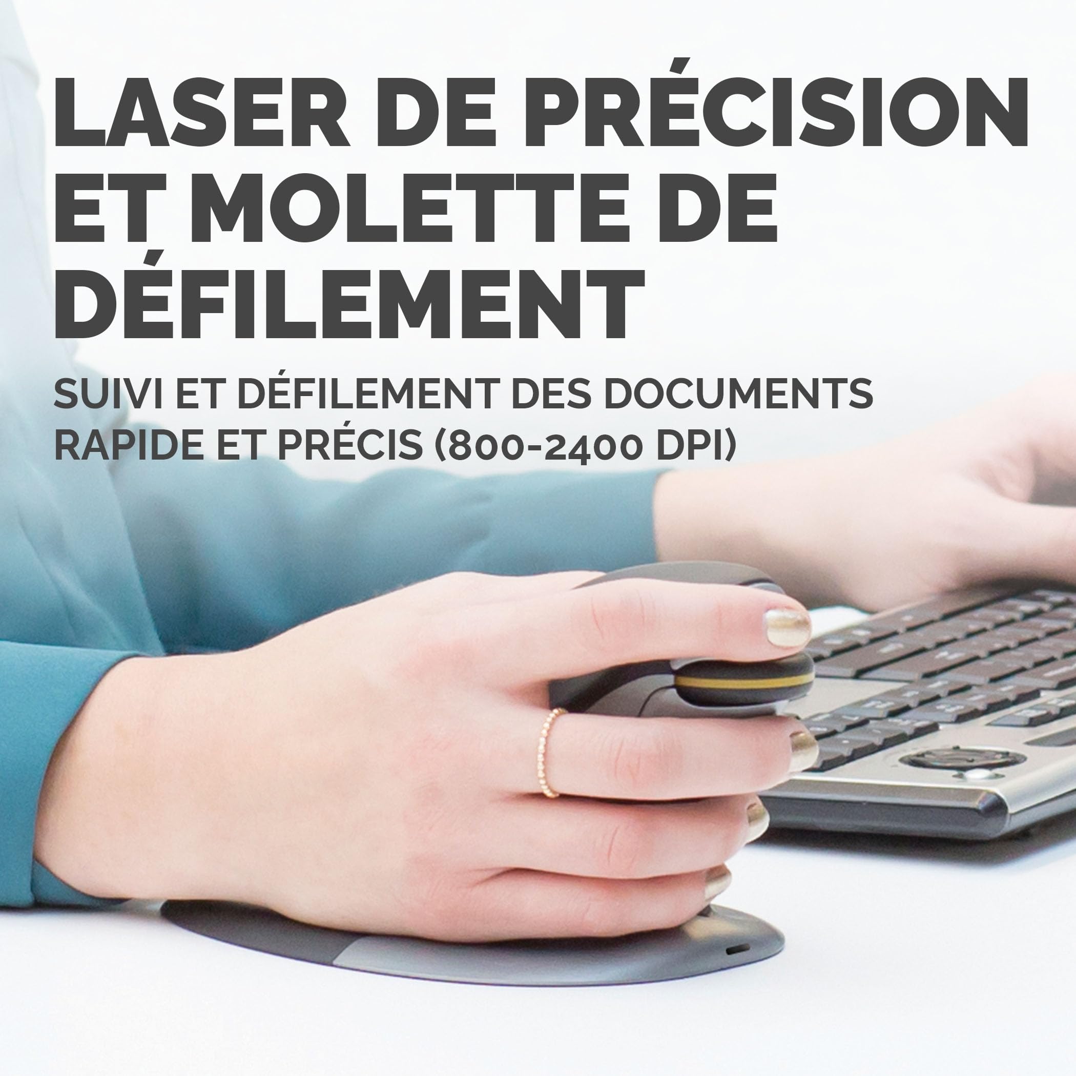 FELLOWES SOURIS VERTICALE AMBIDEXTRE PENGUIN SANS FIL - PETIT