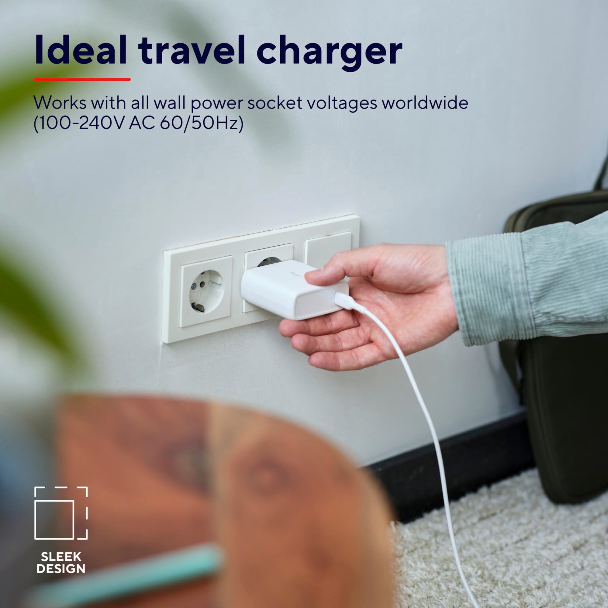 TRUST USB-C charger 100W WHT Maxo