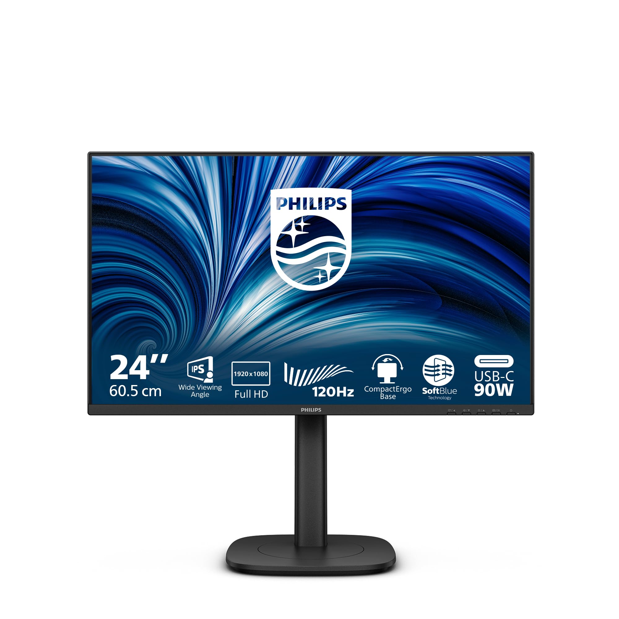 PHILIPS 24B2U3301/00 23.8p IPS FHD 60Hz 300cd/m2 4ms HDMI 1.4 DP 1.4 USB-C USB-Ax4 RJ45 Speakers pivot