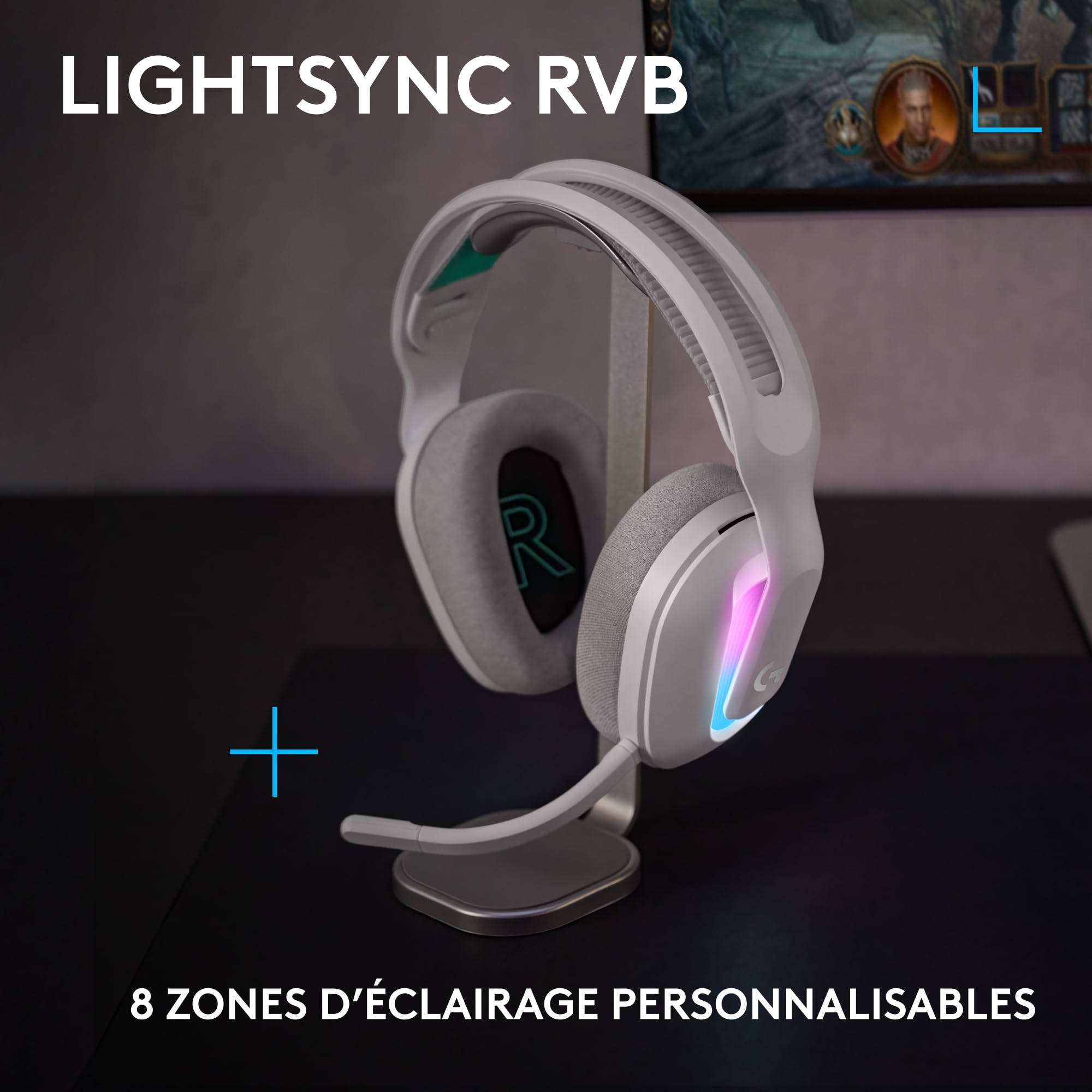 G522 LIGHTSPEED Headset - White