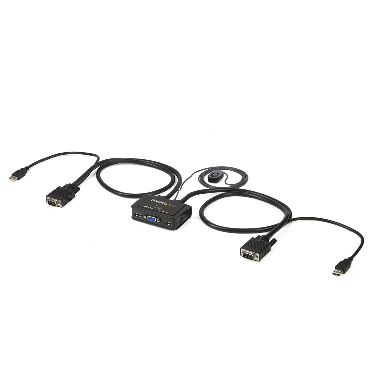 2 Port USB VGA Cable KVM Switch