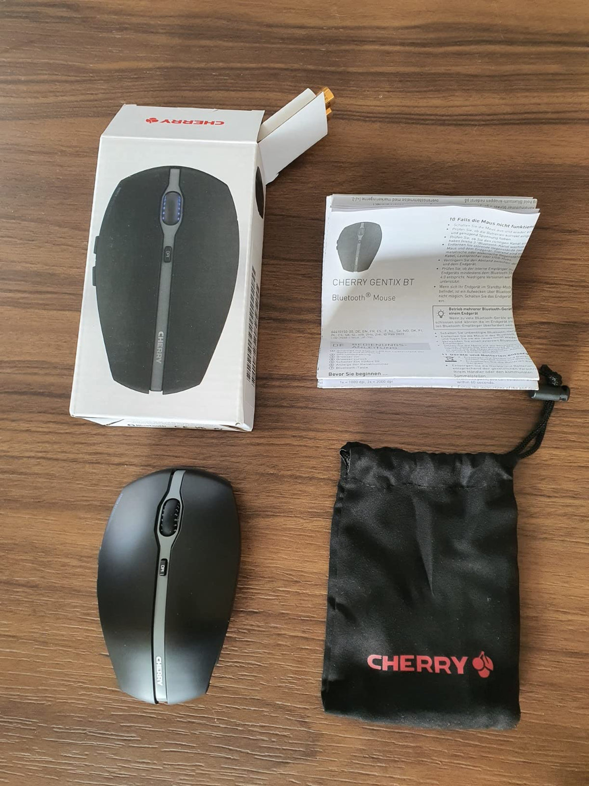 CHERRY Souris Gentix BT Bluetooth vert agave