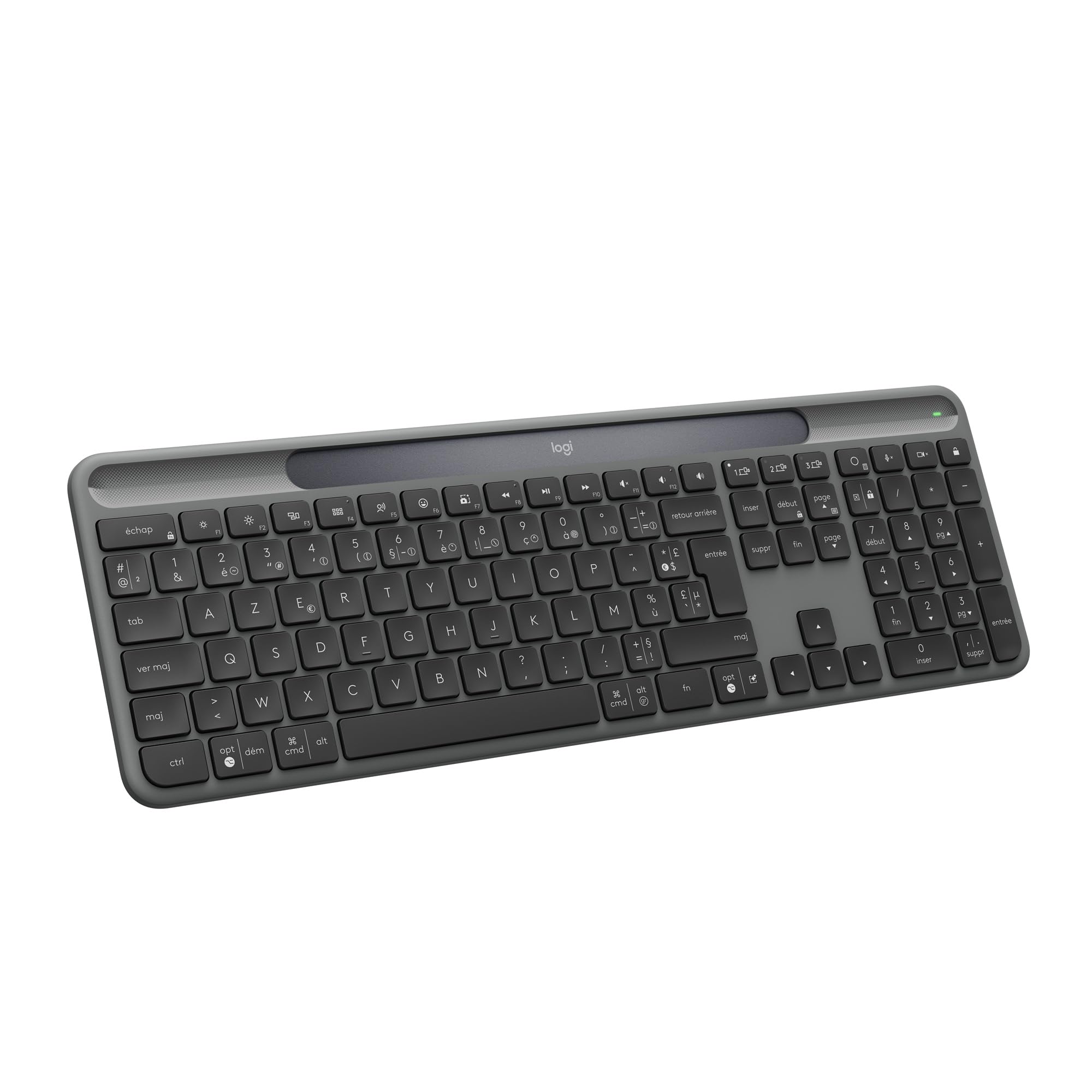 LOGITECH Slim Solar+ for Business - Graphite - (FR)