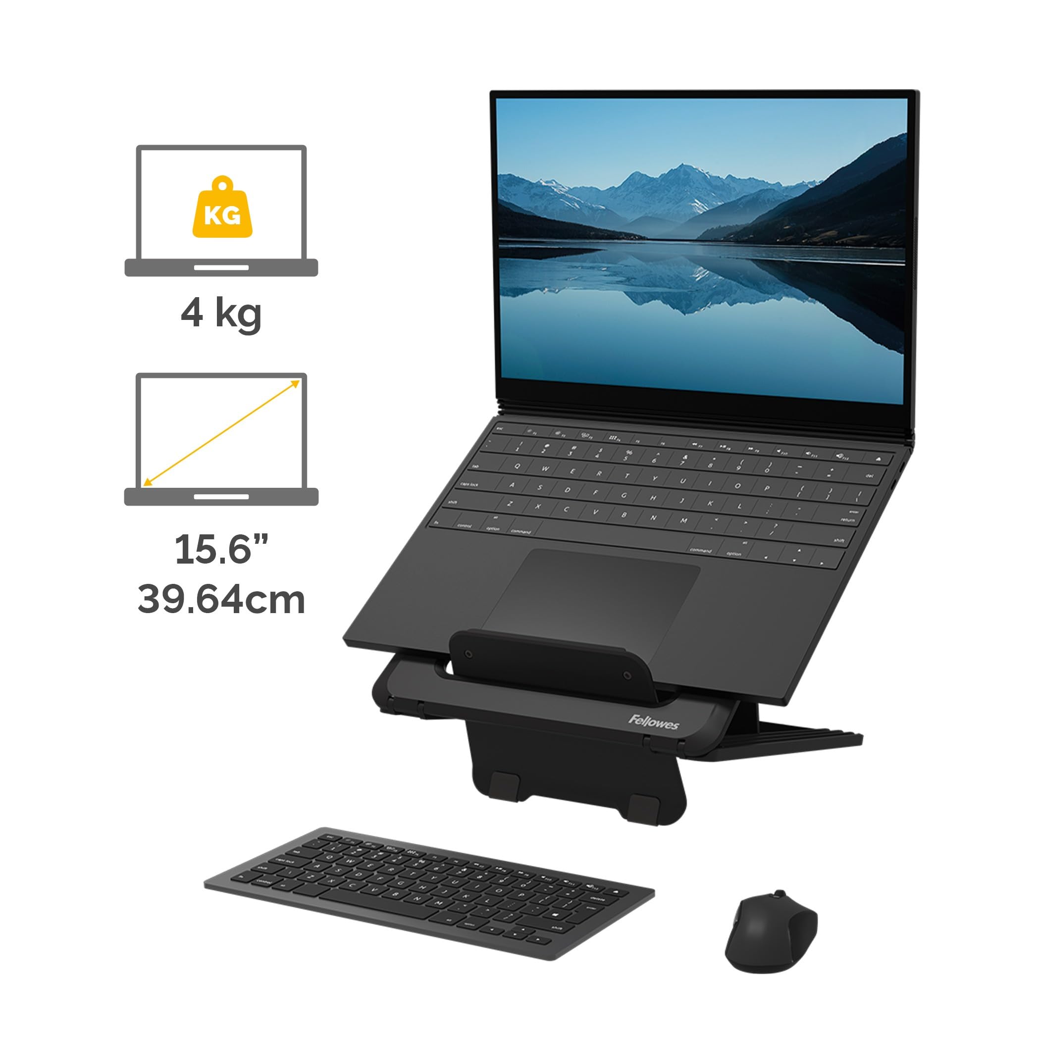 FELLOWES Breyta Laptop Stand Black