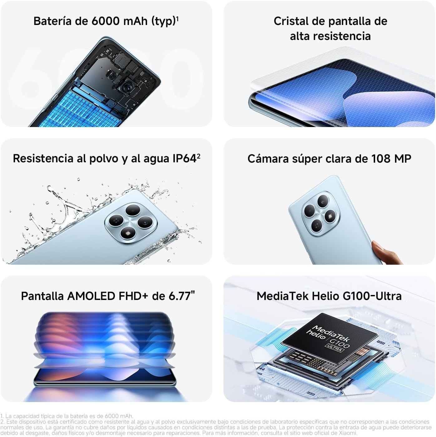 Xiaomi Redmi Note 15 4G (6.77'' - 256 Go, 8 Go RAM) Vert