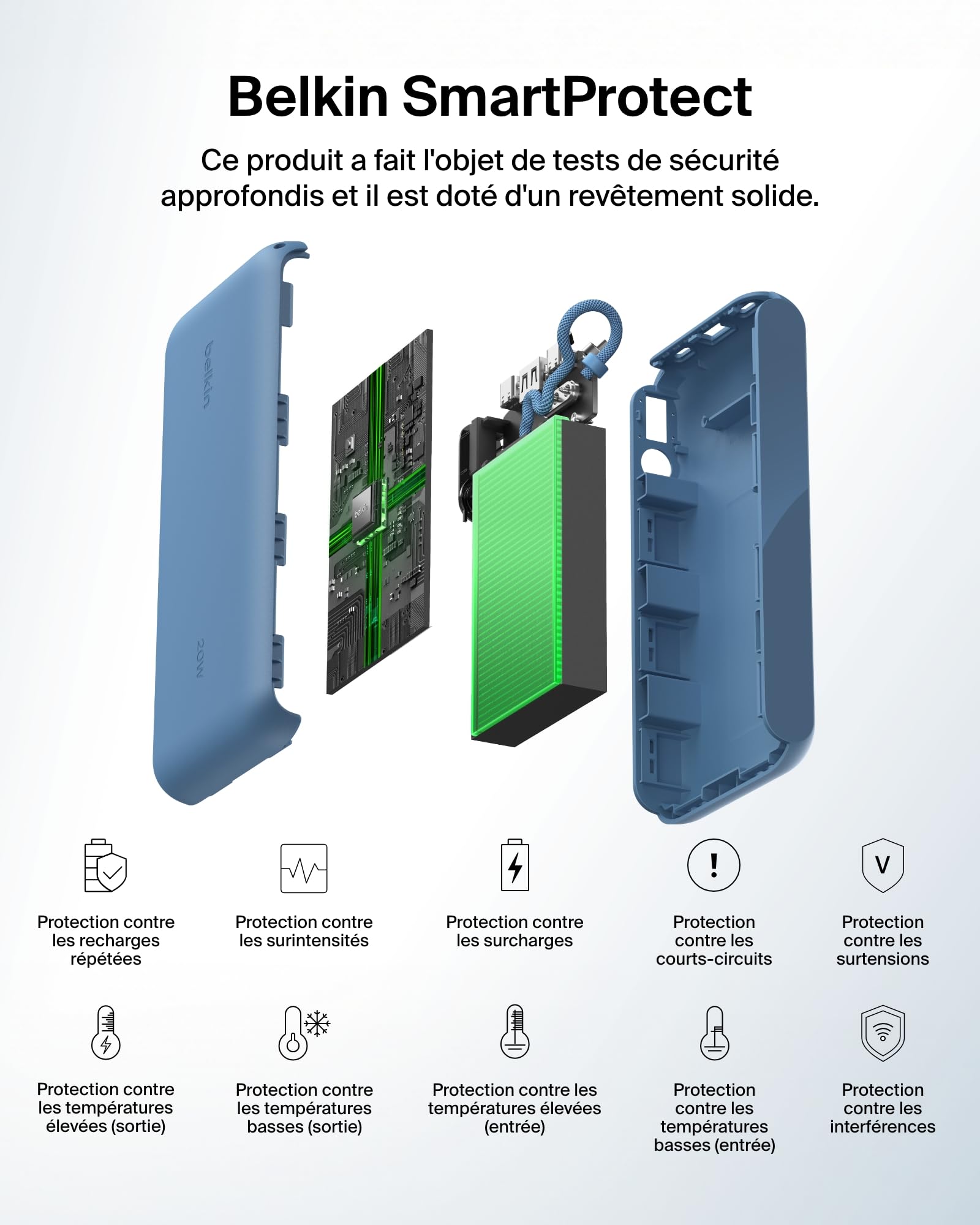 BELKIN 20k PD20W Power Bank with Display Blue
