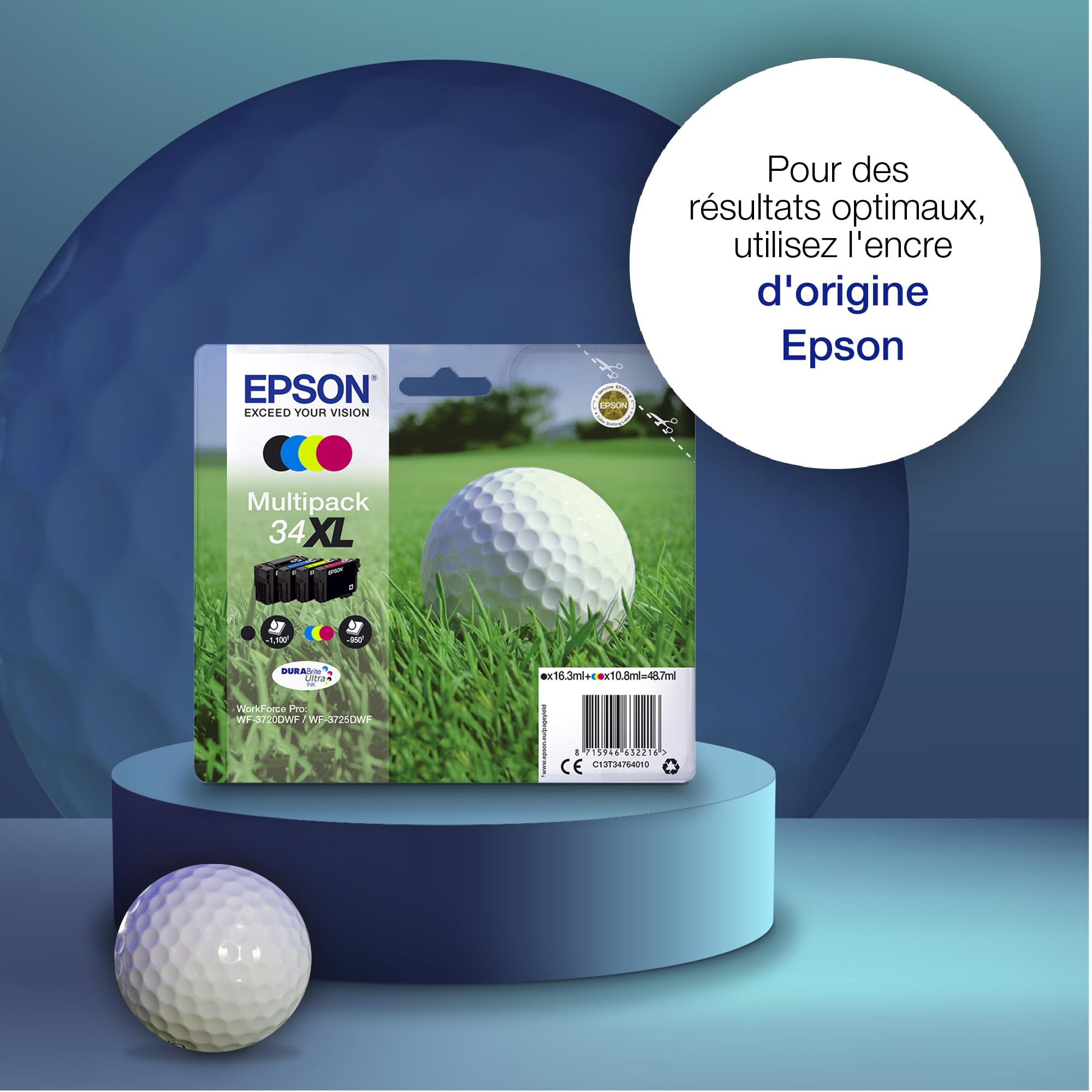 Ink/34XL Golf Ball 10.8ml YL