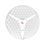 Mikrotik LHG XL 5 ac 4pack (LHG XL 5 ac with 27dBi 5GHz antenna, Dual Chain 802.11ac wireless, 716MHz CPU, 256MB RAM, 1x Gigabit LAN, POE, PSU, RouterOS L3) – a