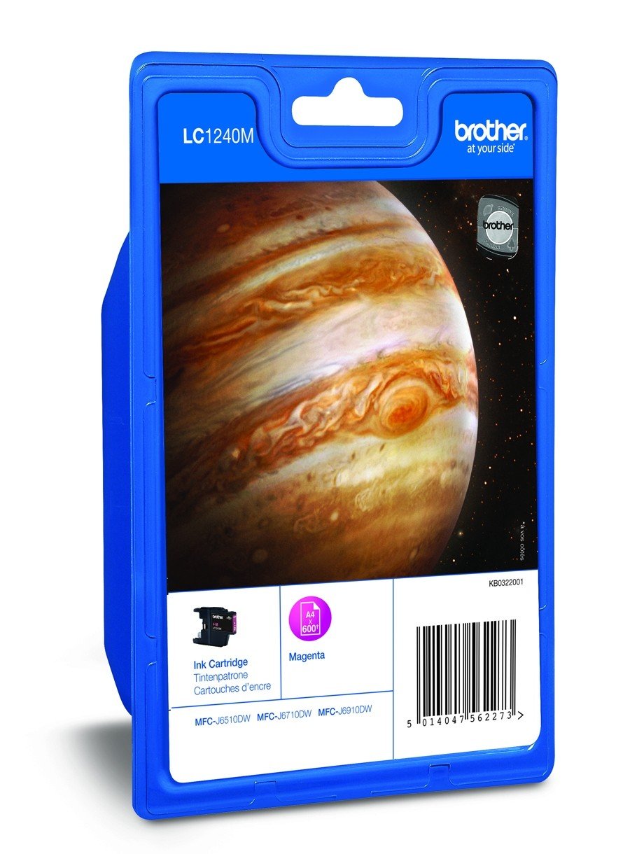 BROTHER LC-1240 cartouche d encre magenta haute capacité 600 pages pack de 1