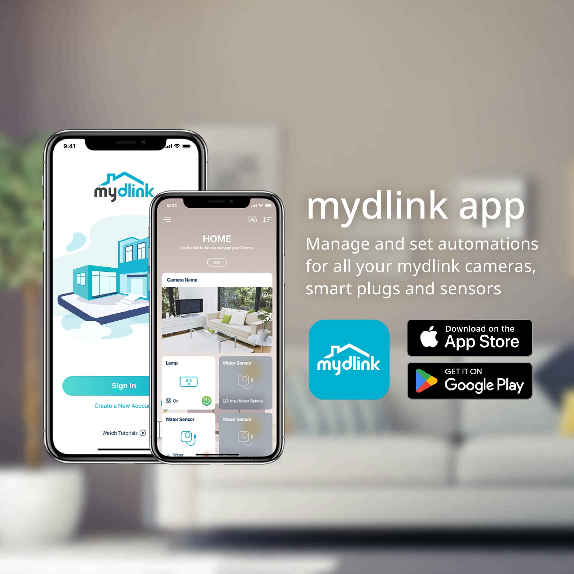 D-LINK mydlink - Full HD Wi-Fi N motorised camera 2 Megapixels