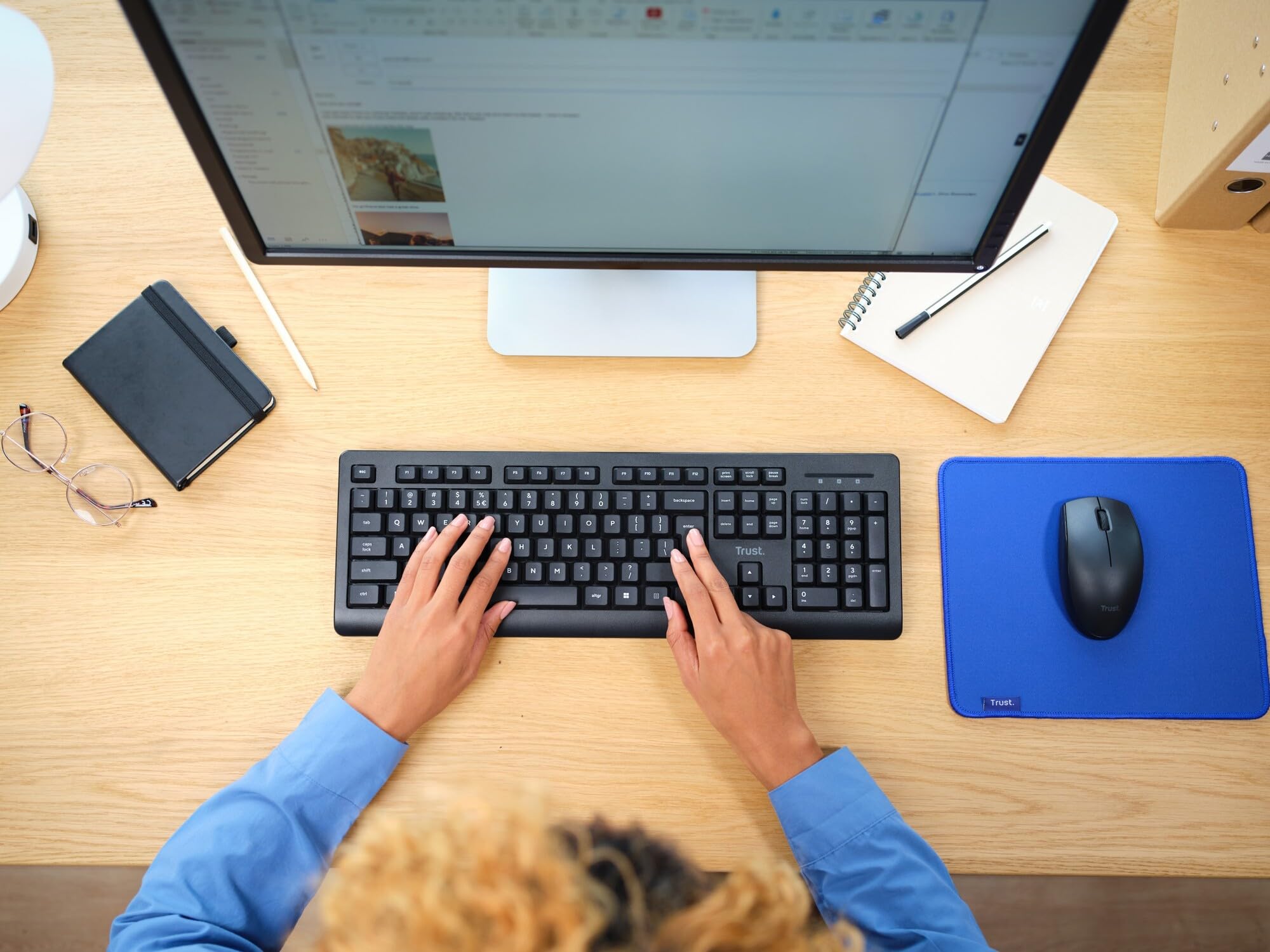TRUST Pack clavier & souris sans fil PRIMO (FR)