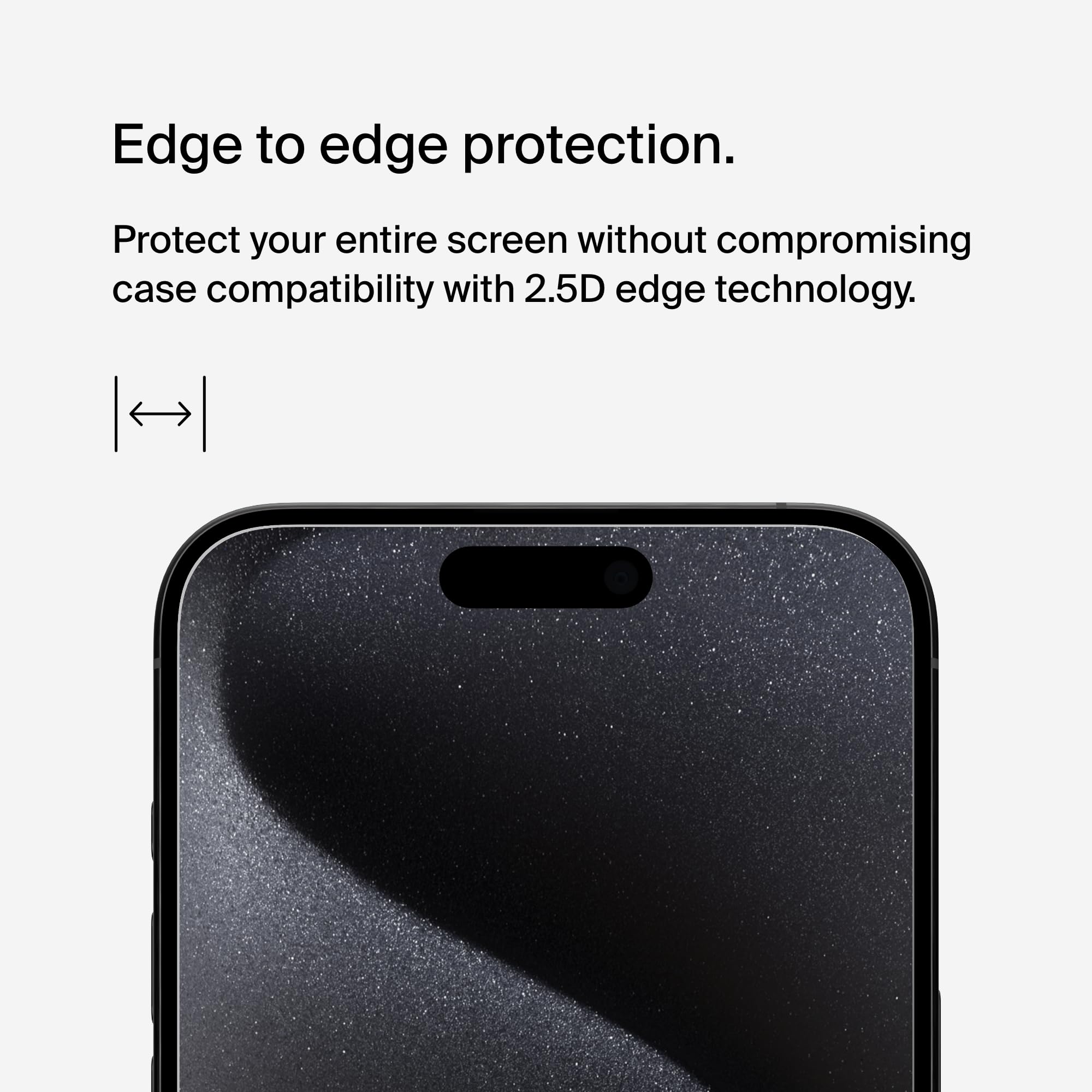BELKIN ScreenForce Pro UltraGlass2 AM Screen Protection for iPhone 15 Pro