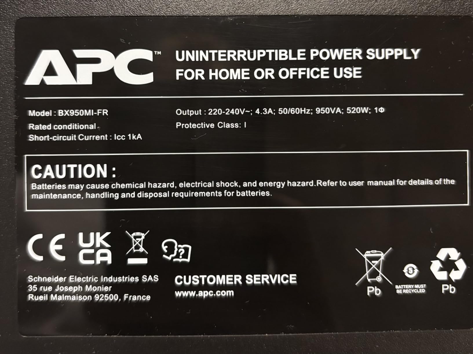 Green Cell AGM Battery 12V 4.5Ah - Battery - Mini (AAAA)