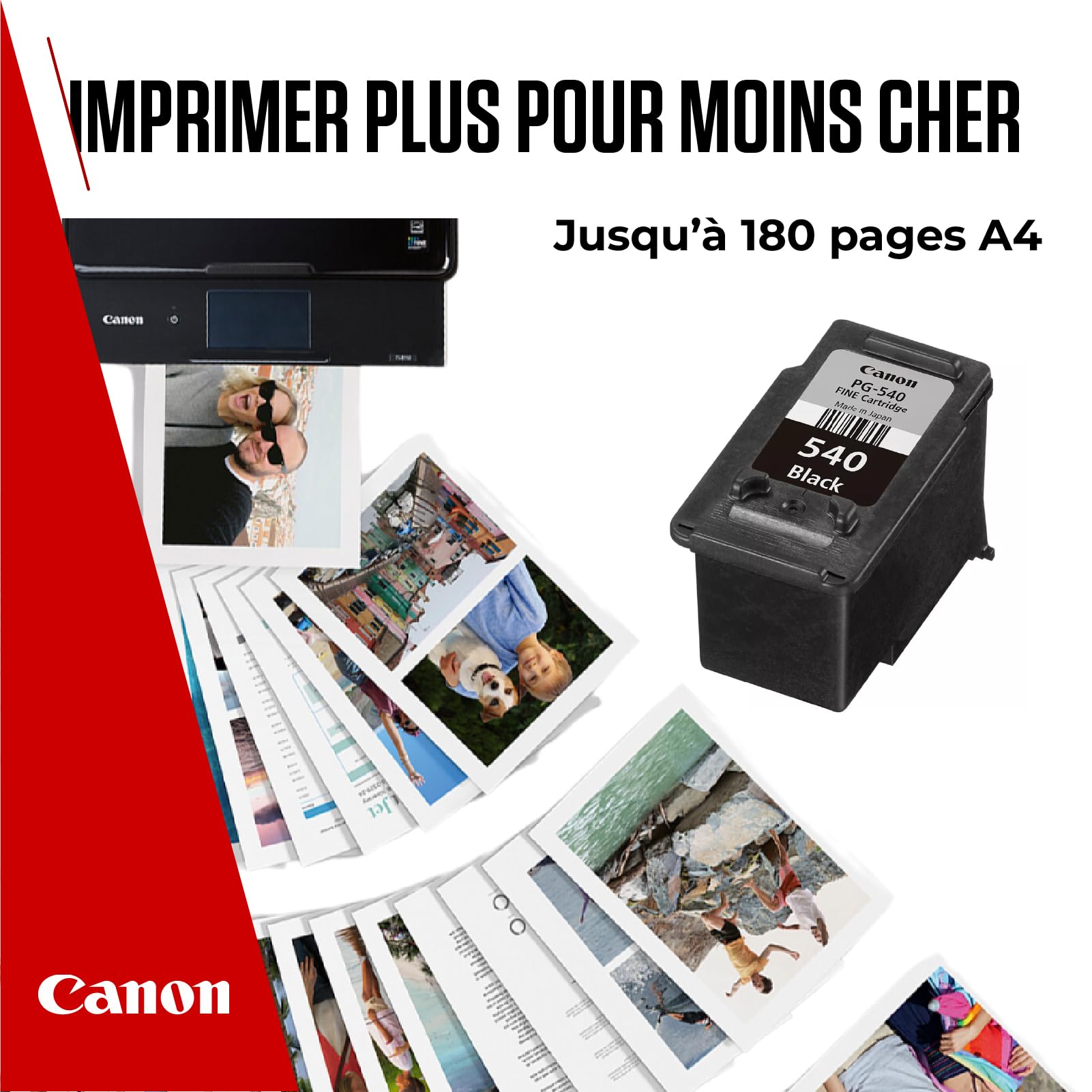 CANON 1LB PG-540 Black Ink Cartridge 180P