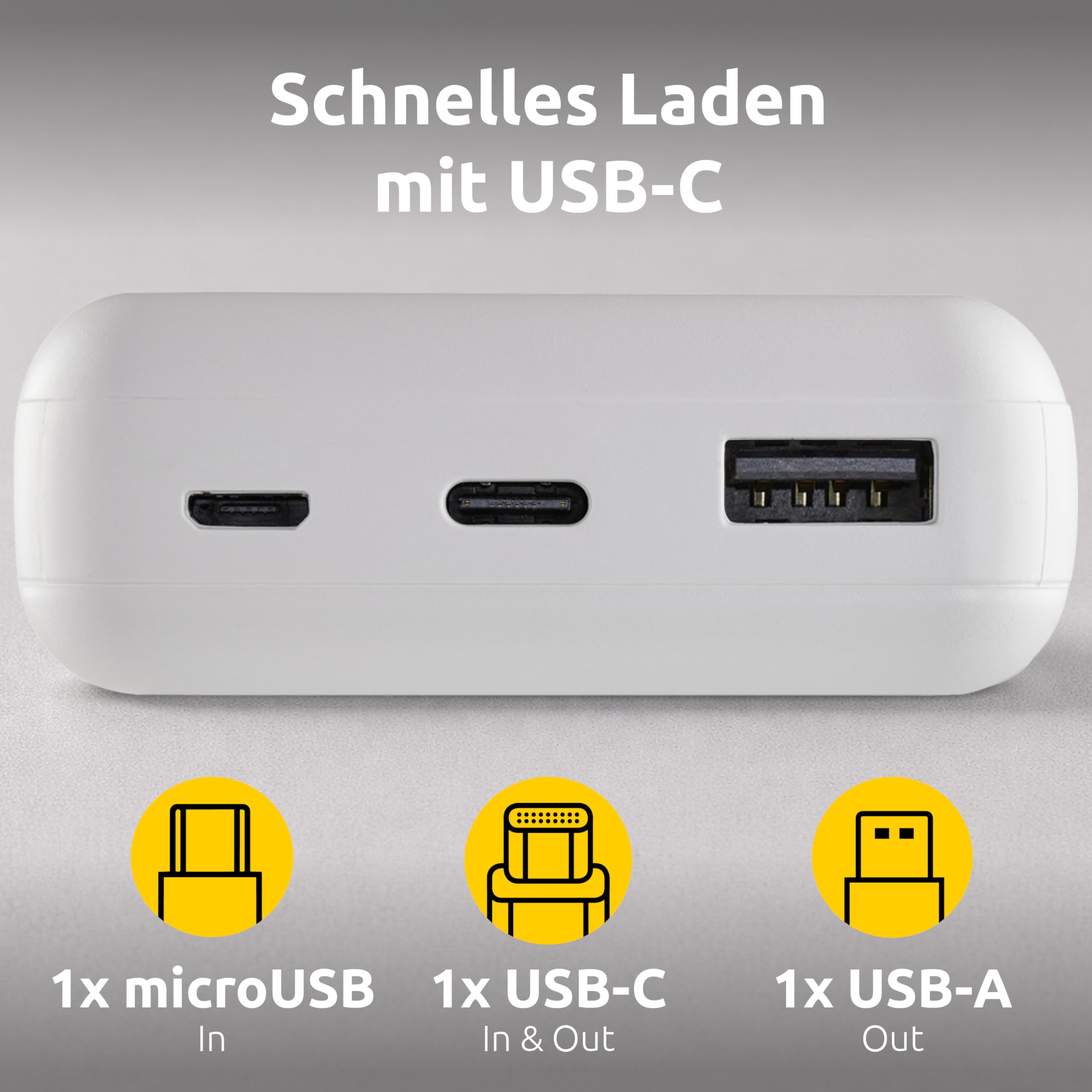 INTENSO PowerBank XS10000 USB / Type-C -10000 mAh blanc