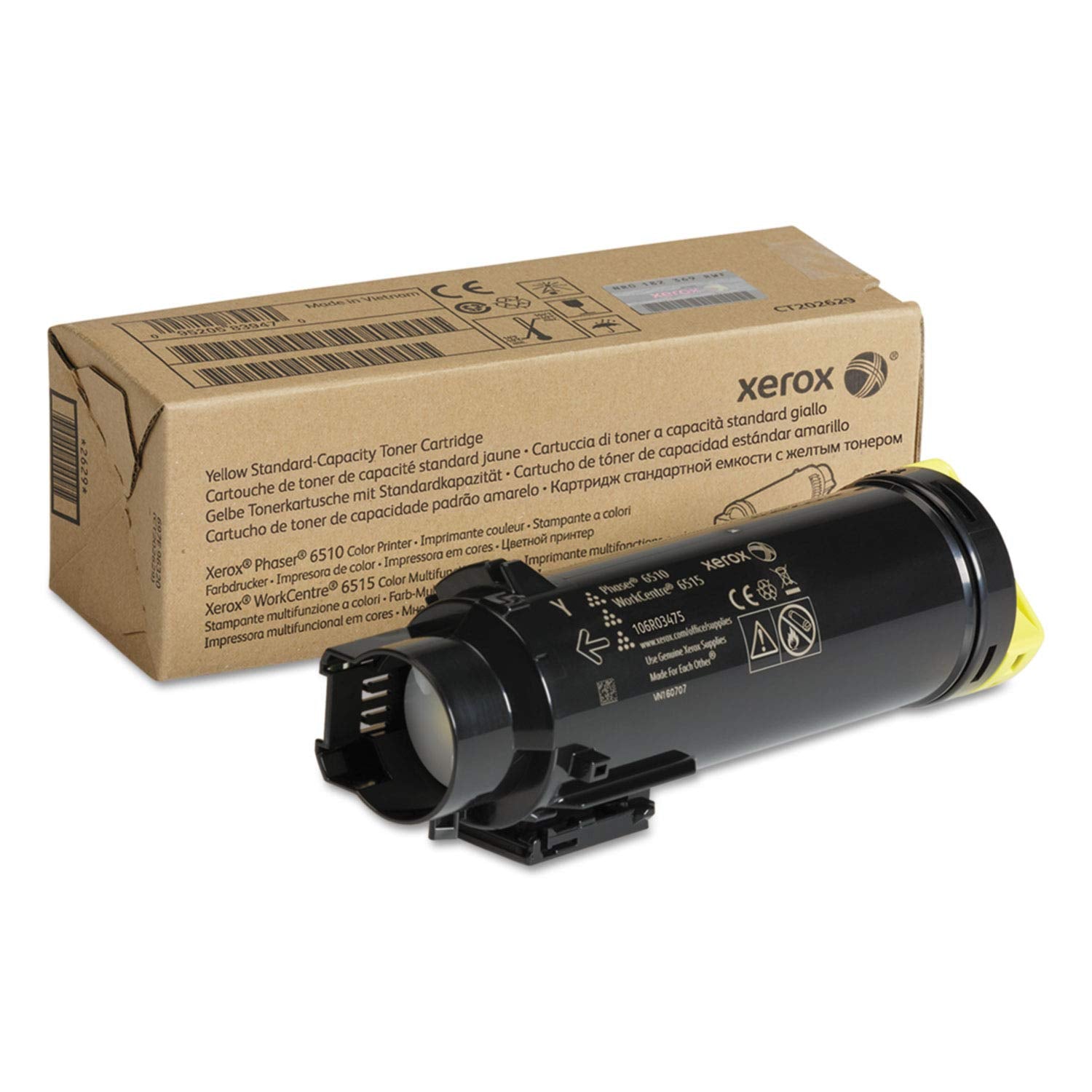 XEROX Toner Jaune Std 1.000 pages pour Phaser 6510 Workcentre 6515