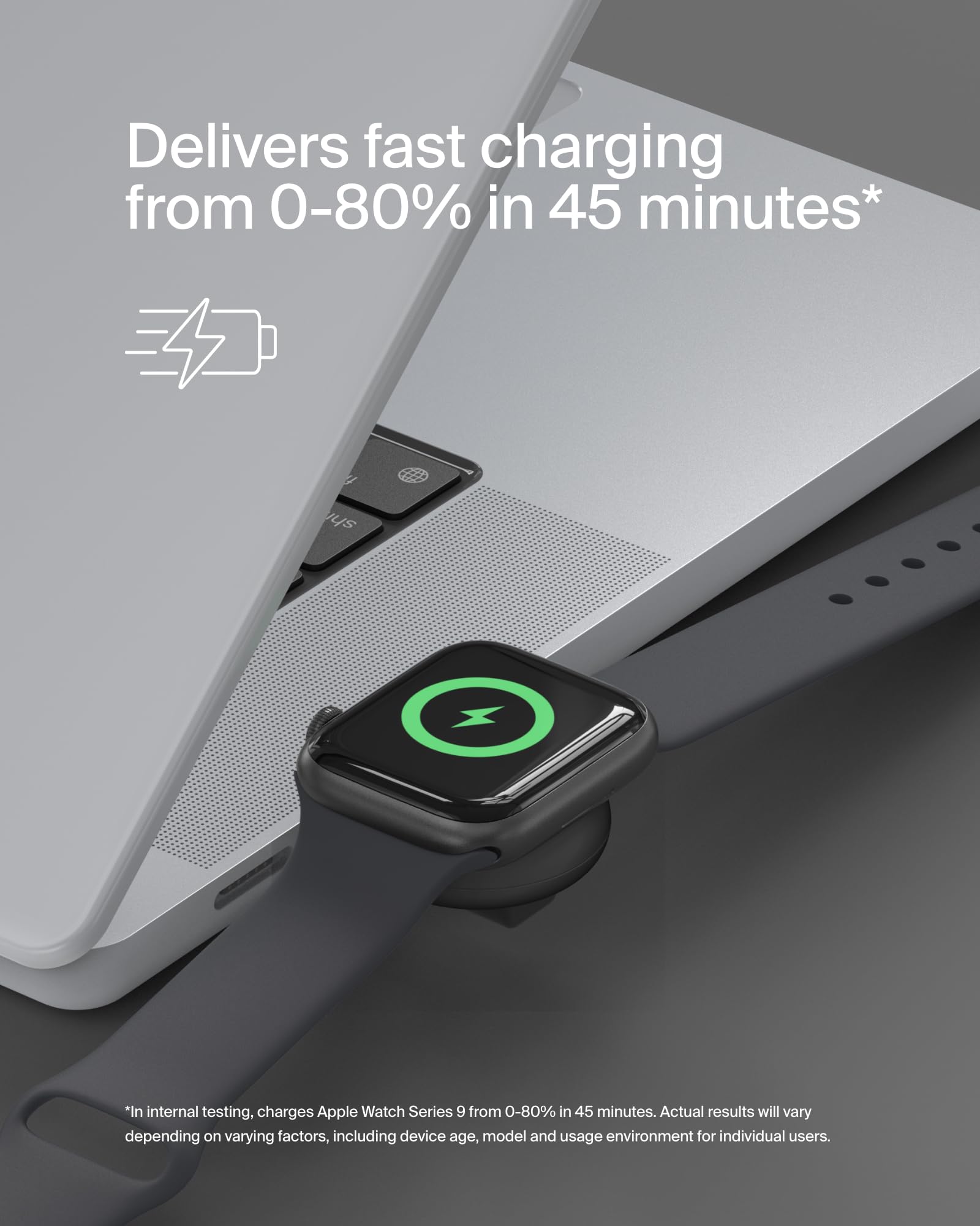 BELKIN BOOST CHARGE Apple Watch Fast Charge Dongle Black