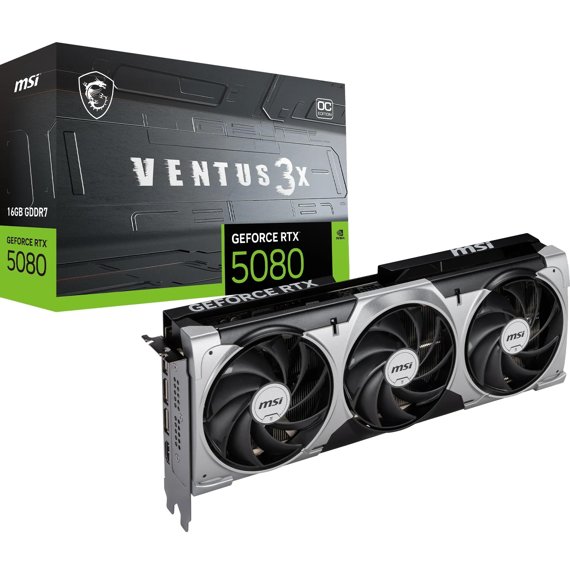 MSI GeForce RTX 5080 16G VENTUS 3X OC DLSS 4