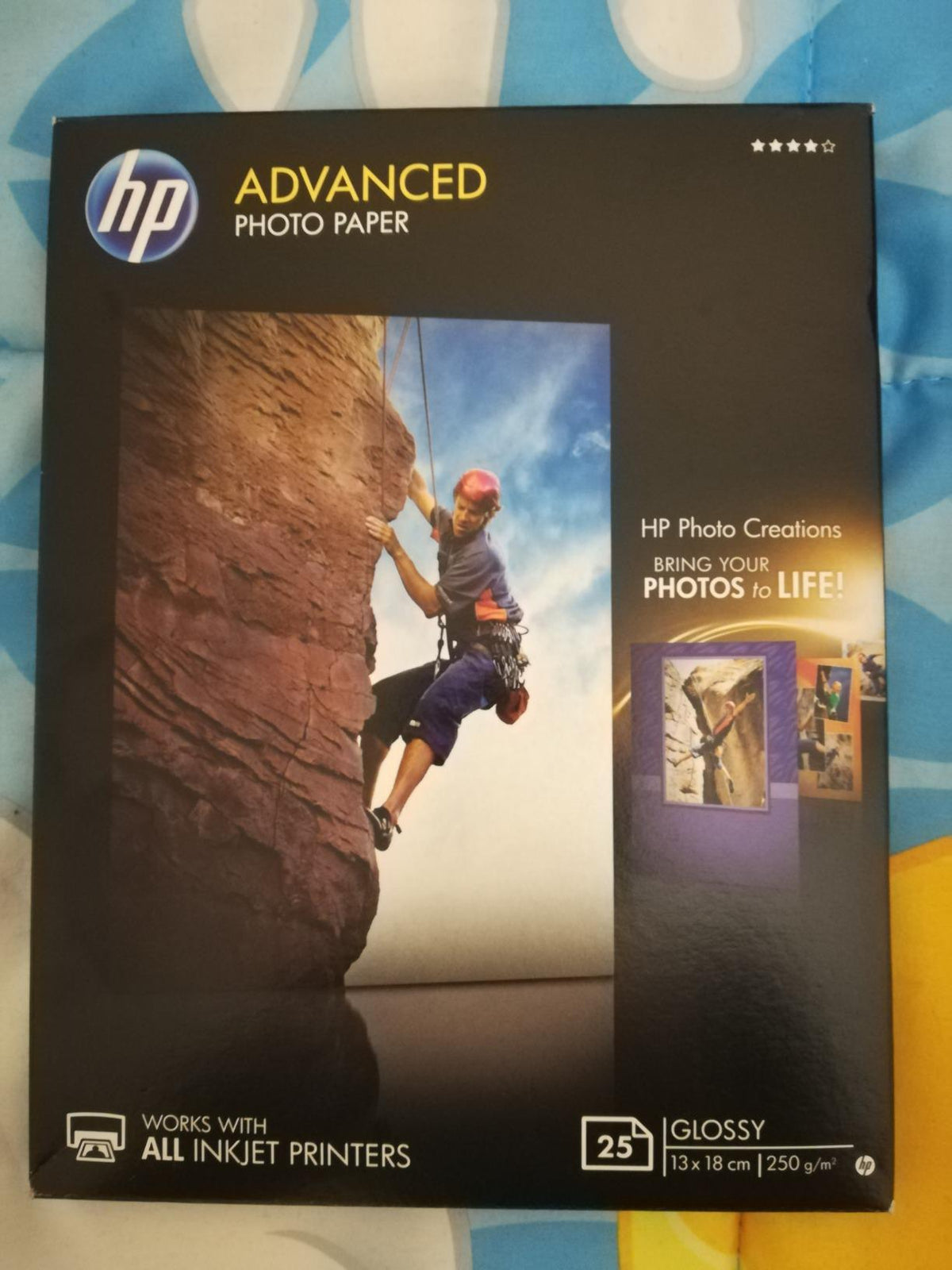 HP original Advanced glossy photo paper white Ink cartridge Q8697A 250g/m2 A3 20 sheets 1-pack