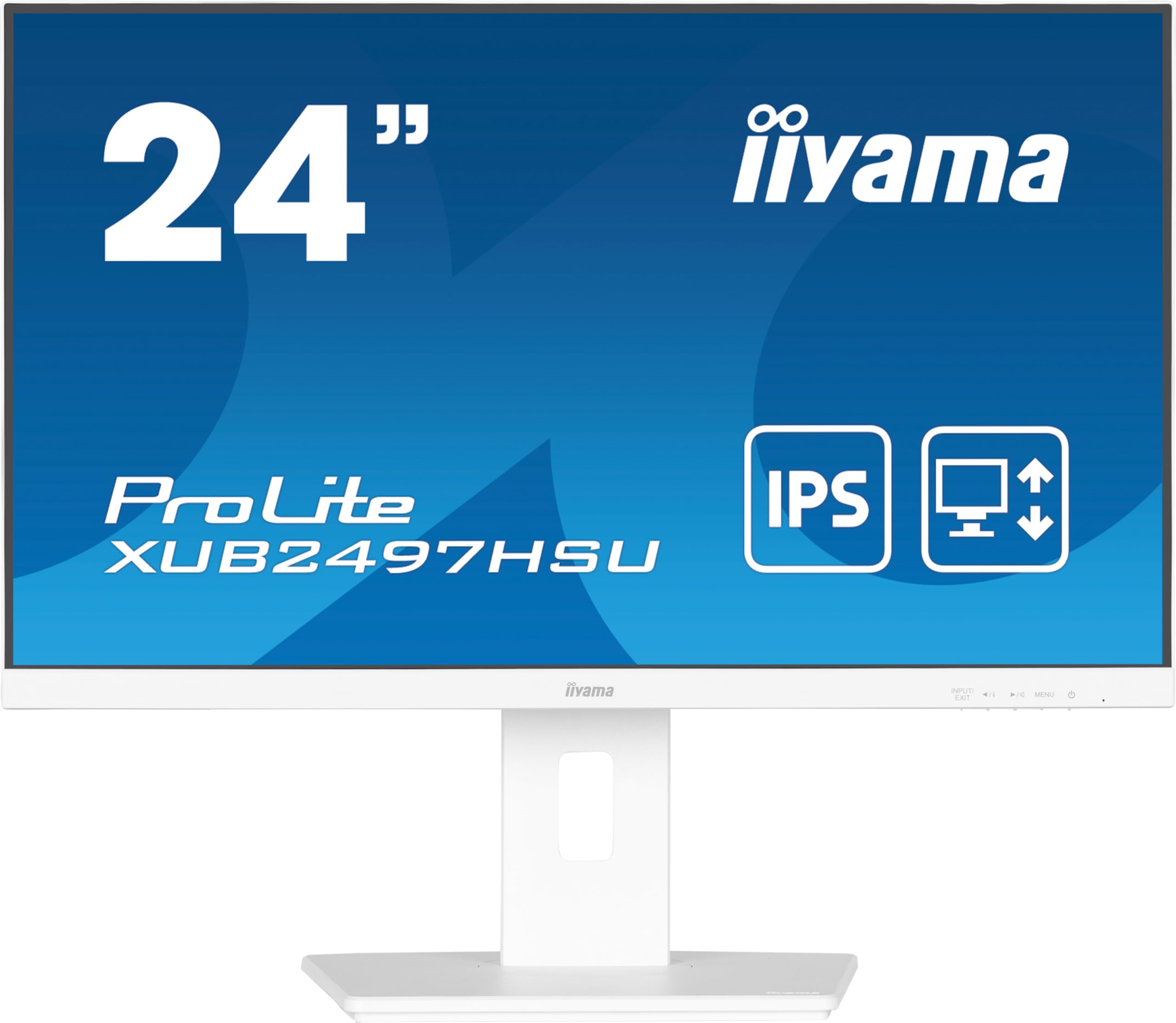 "iiyama ProLite XUB2497HSU-W2 écran plat de PC 60,5 cm (23.8"") 1920 x 1080 pixels Full HD LED Blanc"