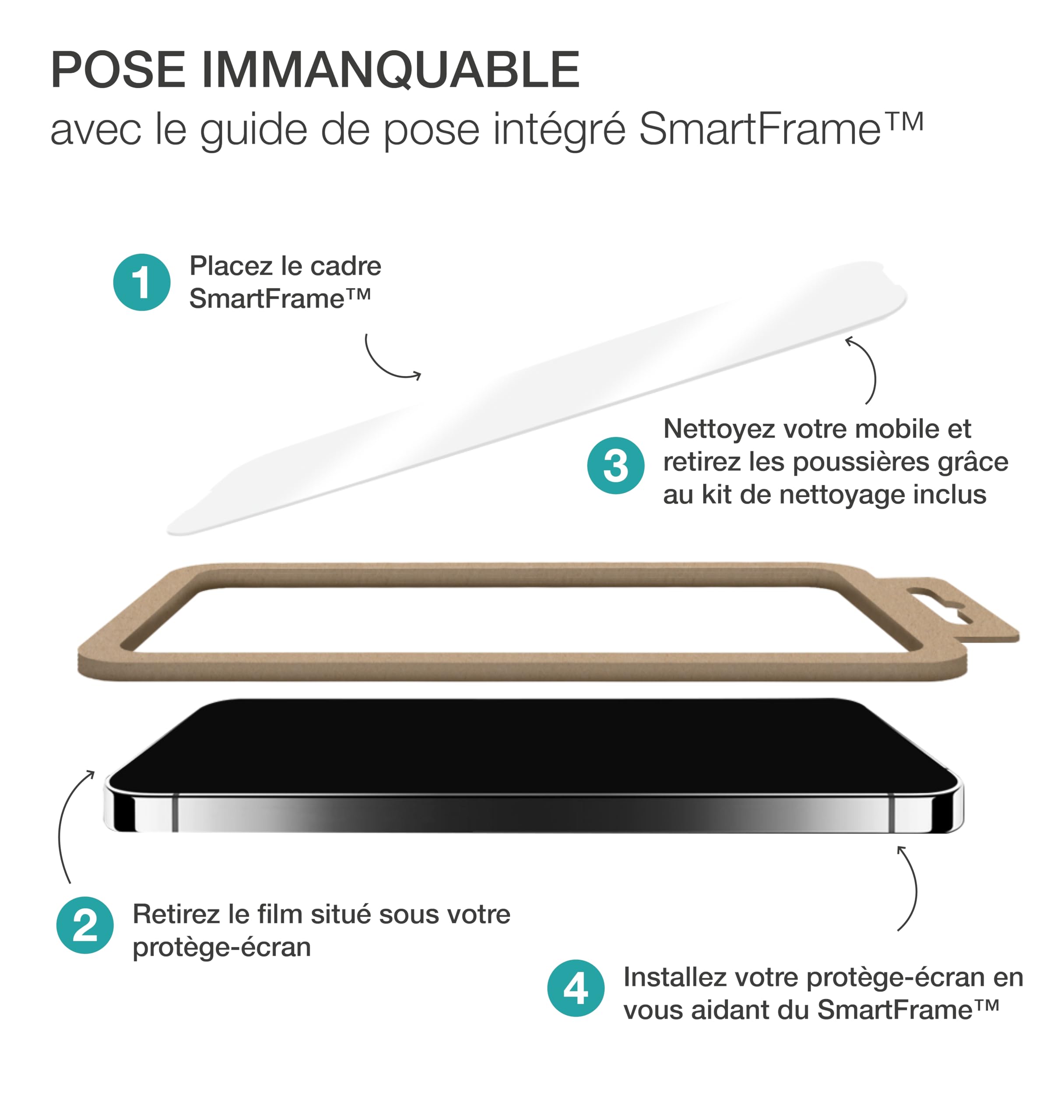 Tempered glass iPh 16/17+Smart 2.5D