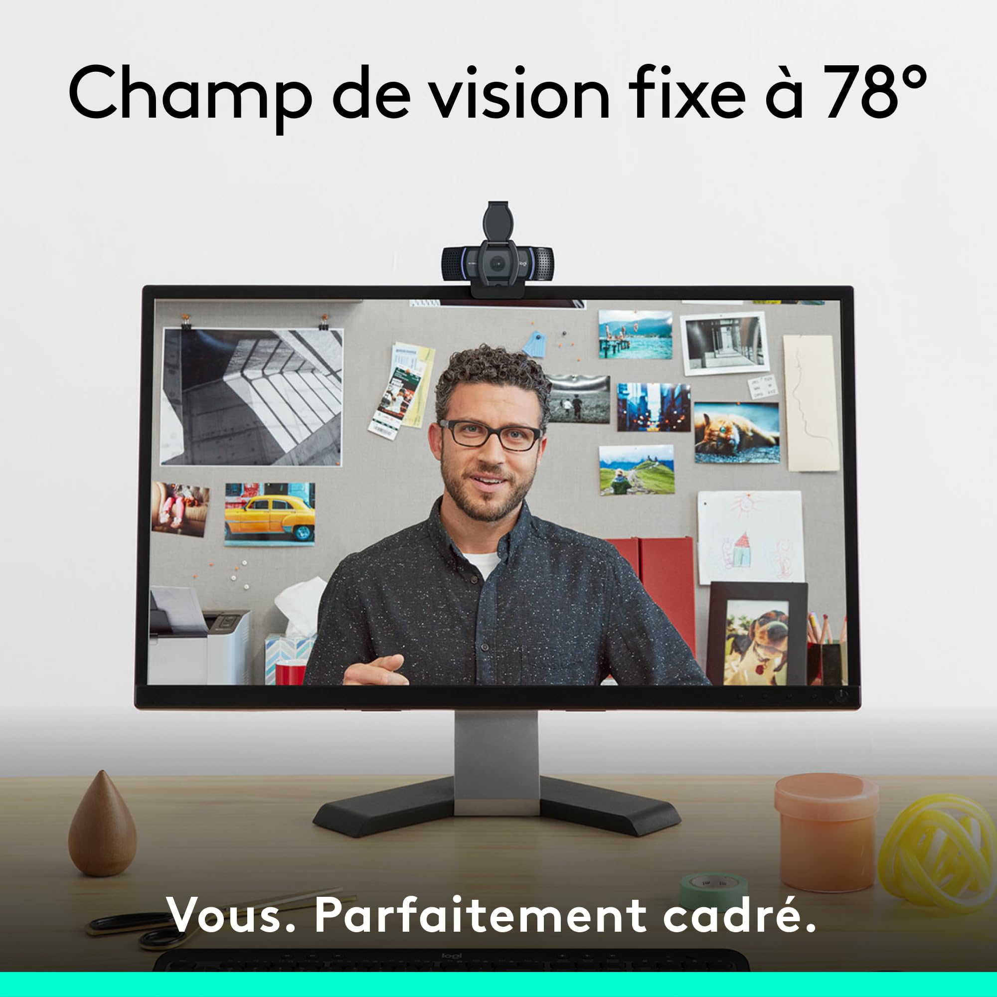 LOGITECH C920e Webcam colour 720p 1080p audio USB 2.0