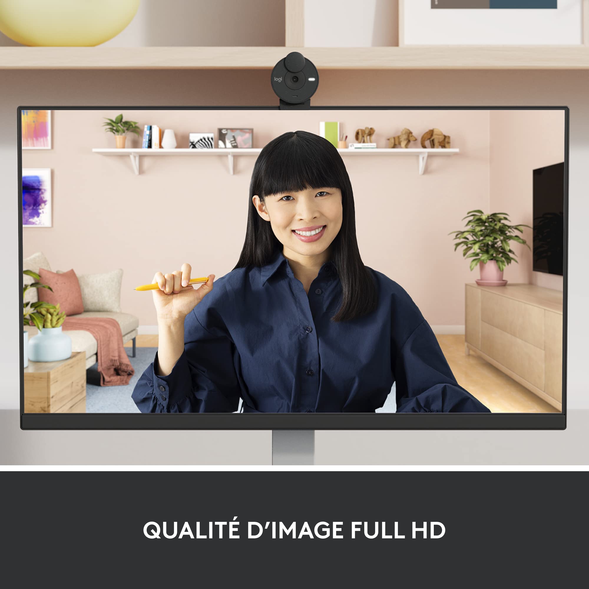 LOGITECH BRIO 305 Webcam colour 2 MP 1920 x 1080 720p 1080p audio USB-C