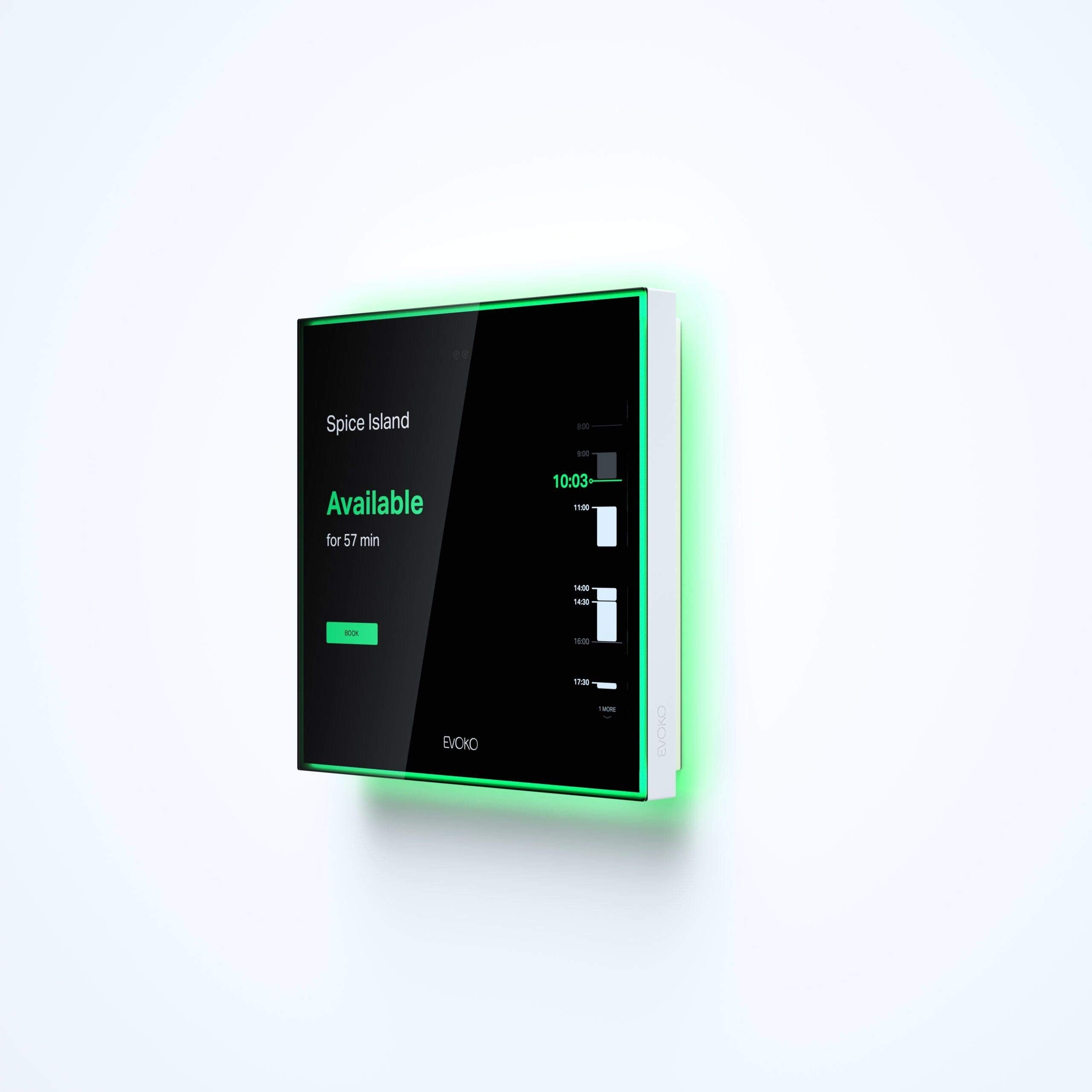 EVOKO NASO écran 8" de roombooking SaaS