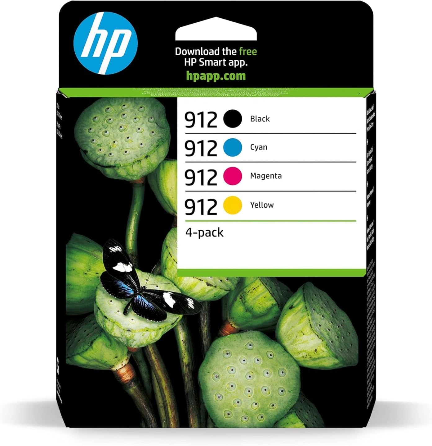 HP 912 CMYK Original Ink Cartridge 4-Pack