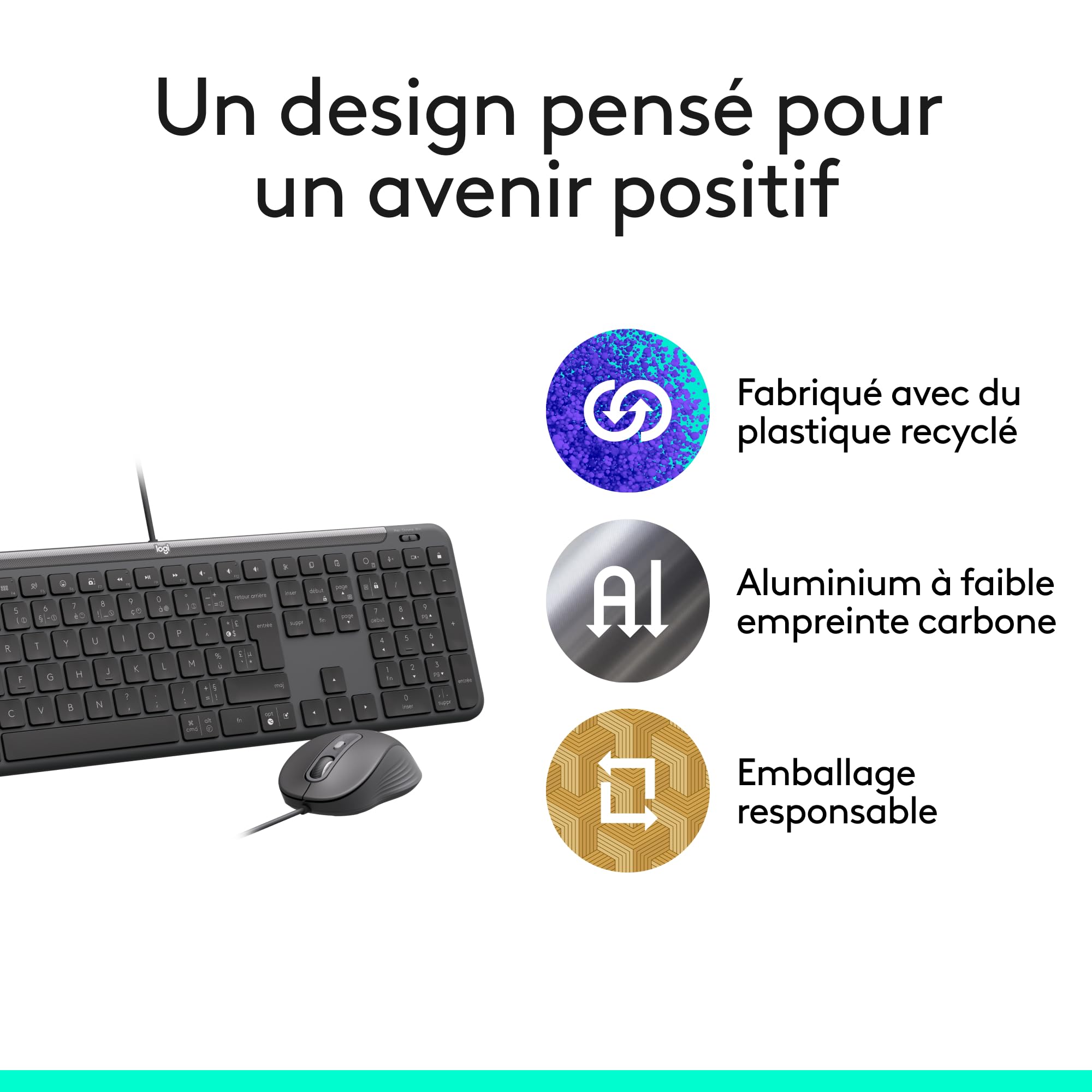 LOGITECH Wired Combo MK620 for Business Graphite (FR)