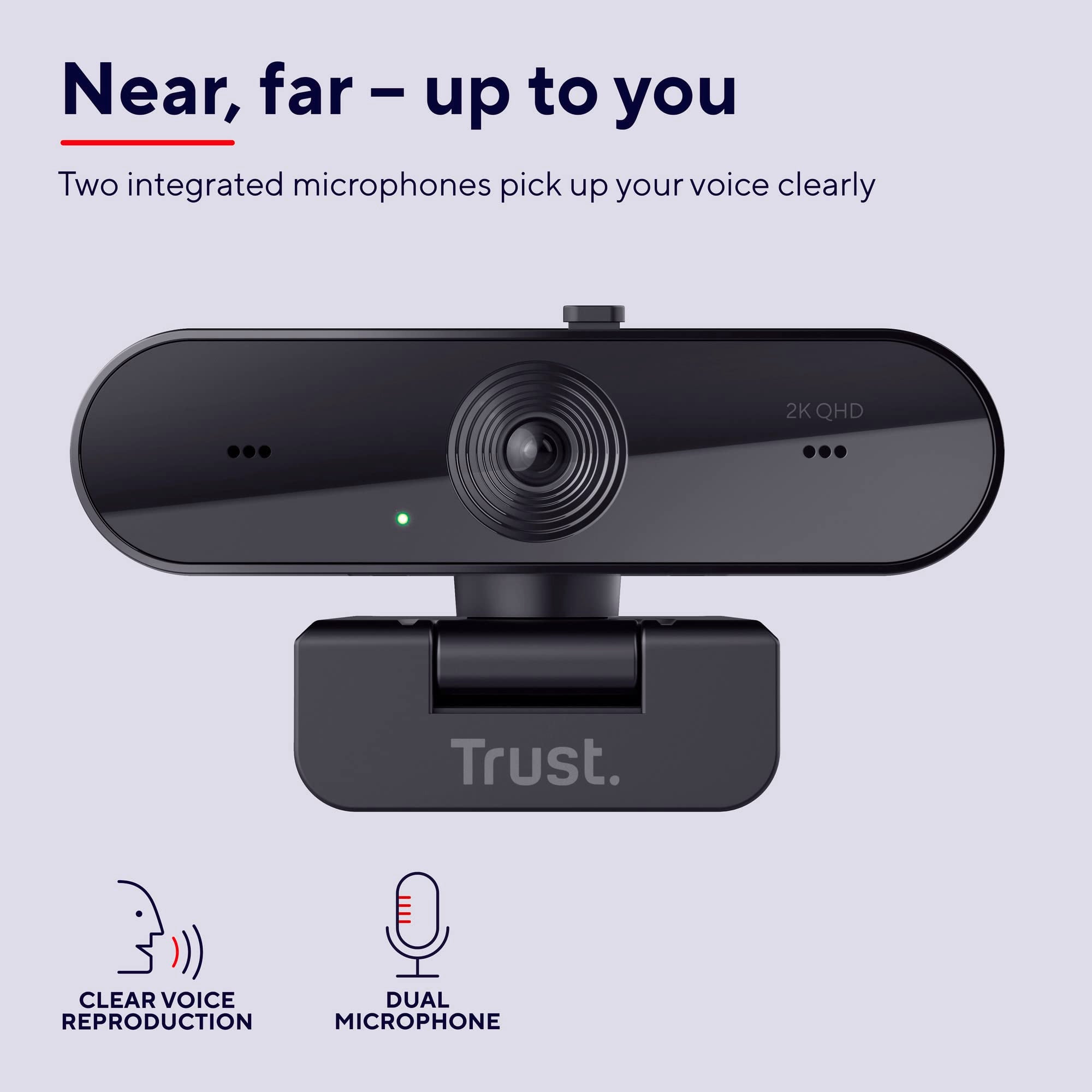 TRUST Webcam TAXON QHD