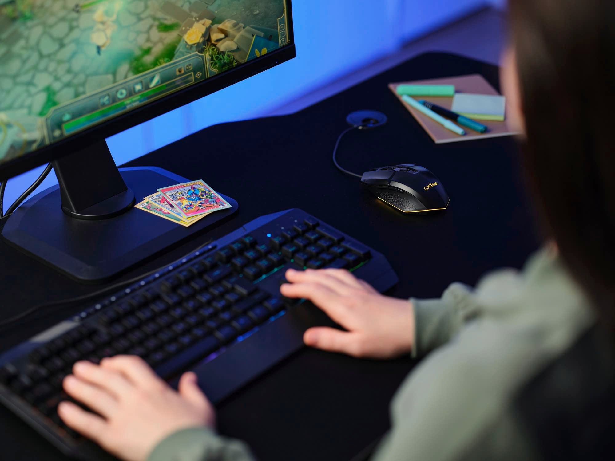 TRUST Souris gaming filaire FELOX rétroéclairée - Noire