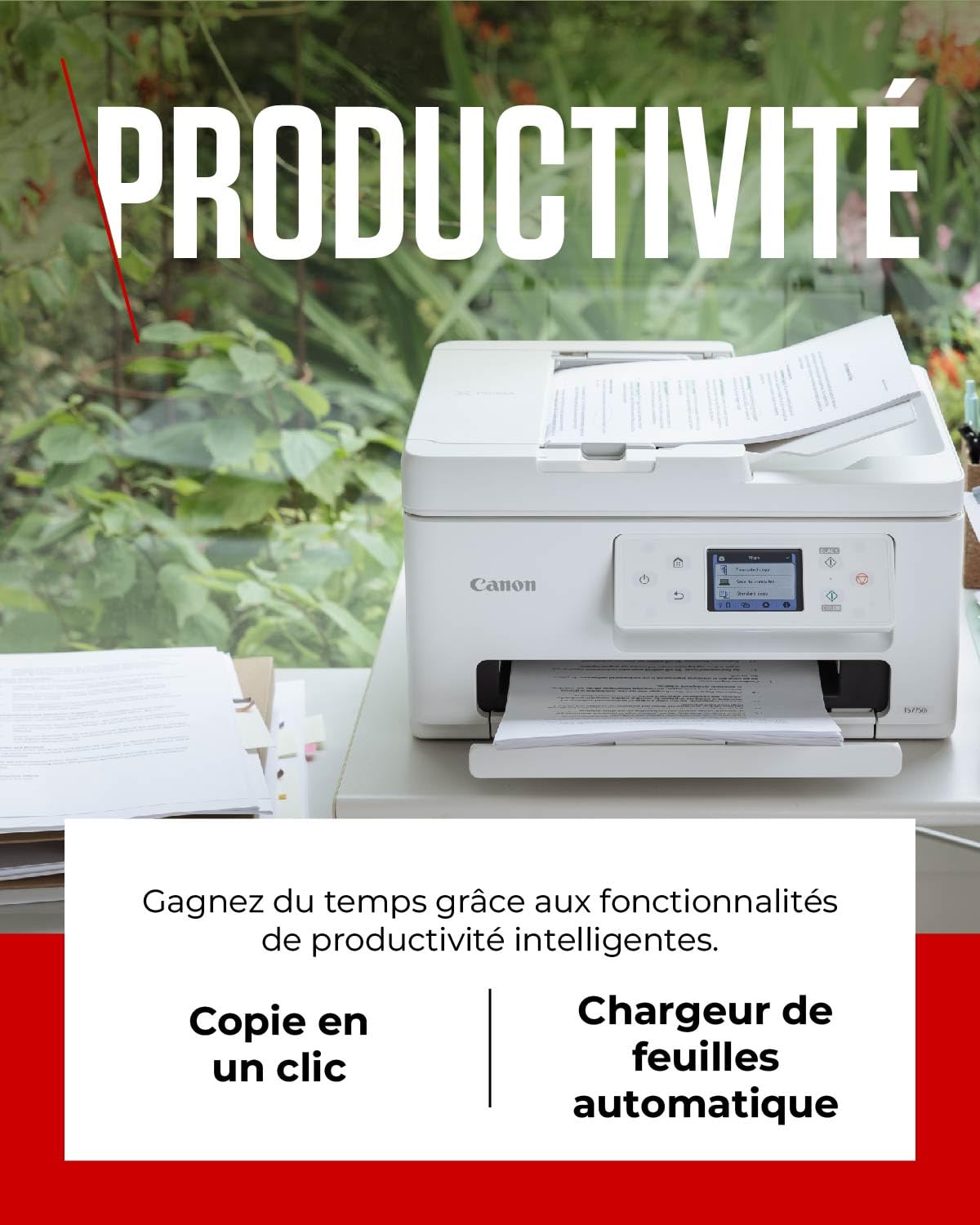 CANON PIXMA TS7750i MFP colour inkjet A4 15ipm Print 200sheets USB Wi-Fi