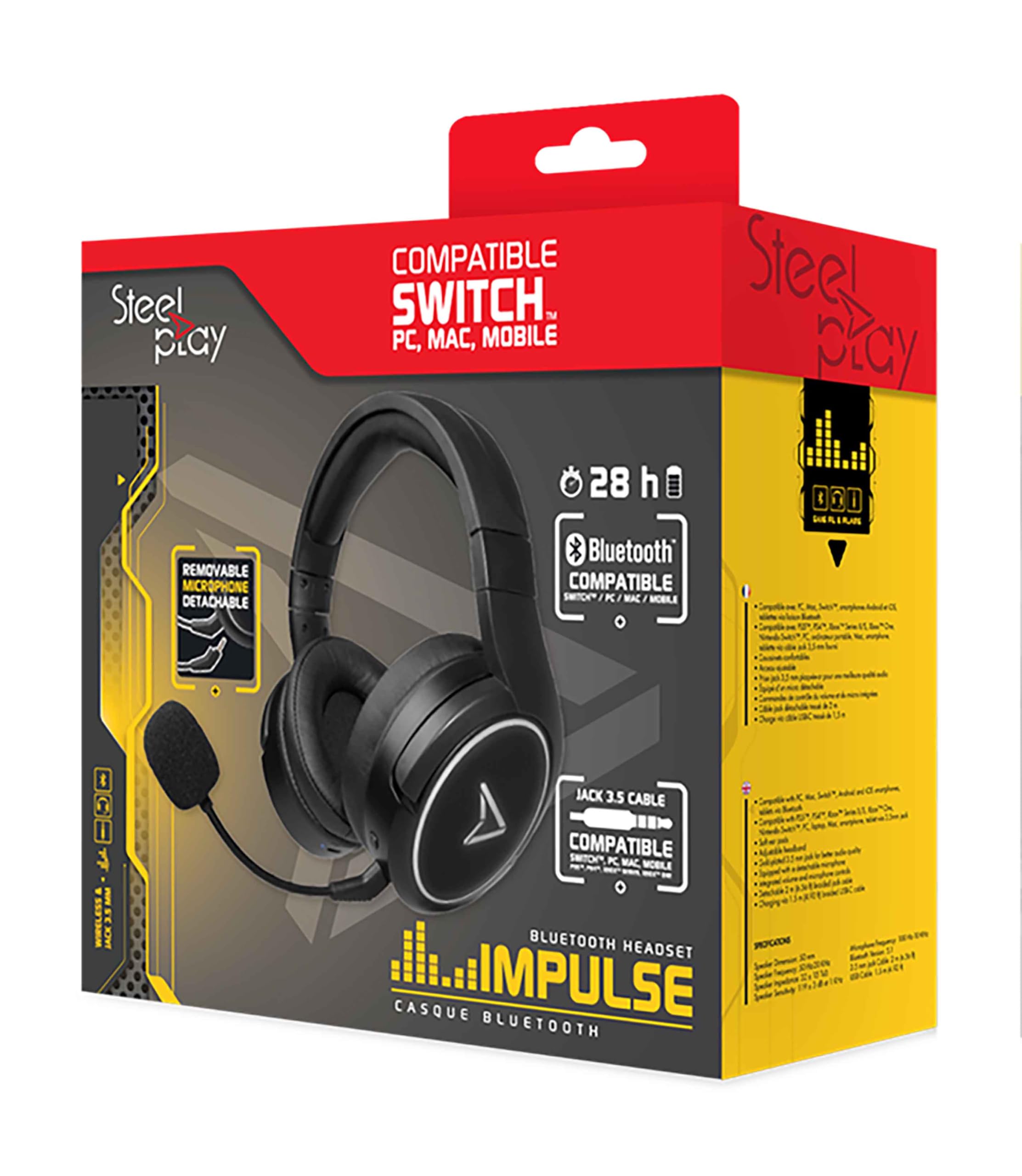 LEXIP X STEELPLAY - CASQUE BLUETOOTH - IMPULSE MULTI