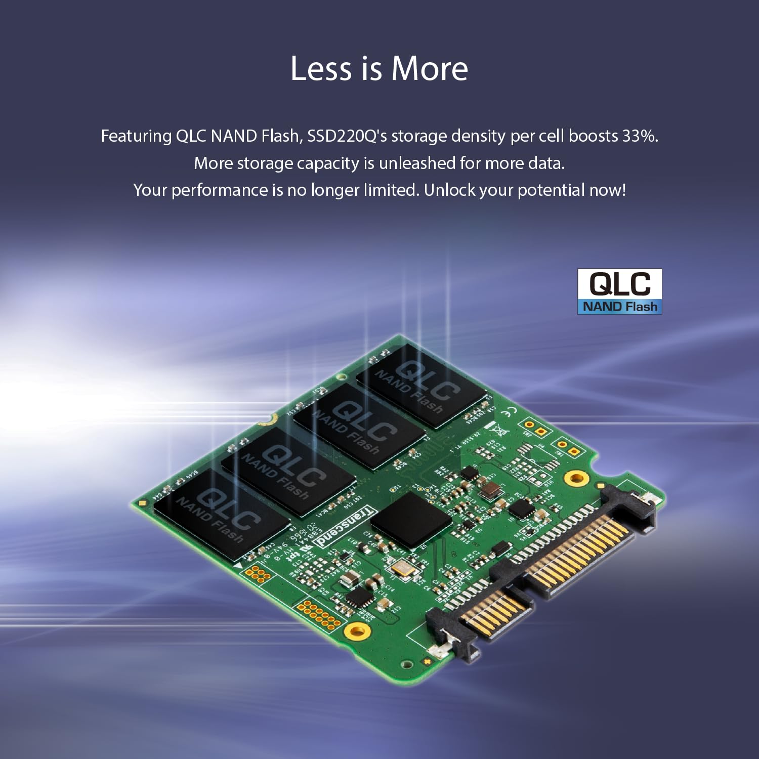 TRANSCEND SSD220Q 2To SATA3 2.5p SSD QLC