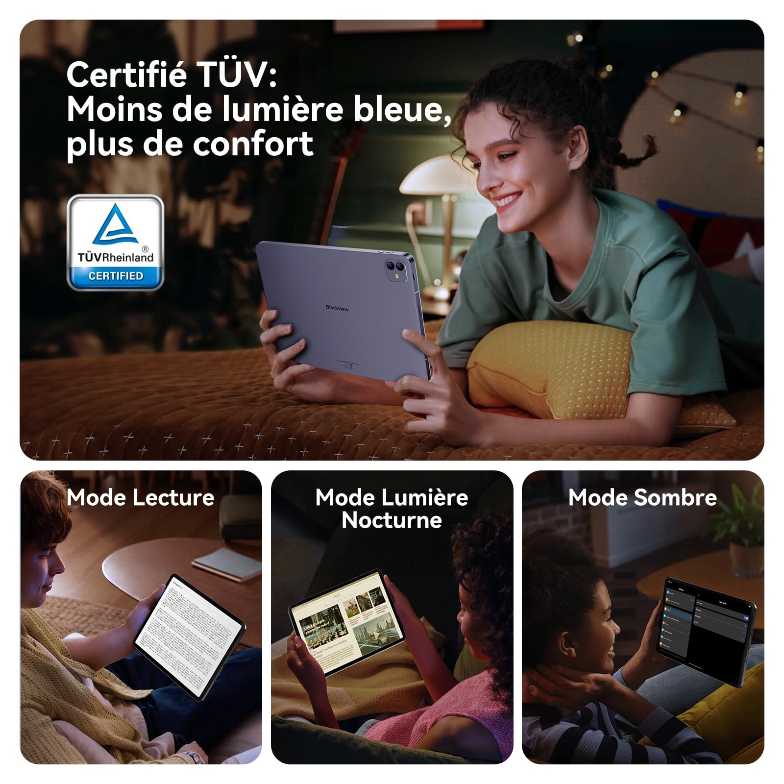 Blackview Link 8 (Tablette Wifi - 12.7'' - 256 Go, 6 Go RAM) Violet