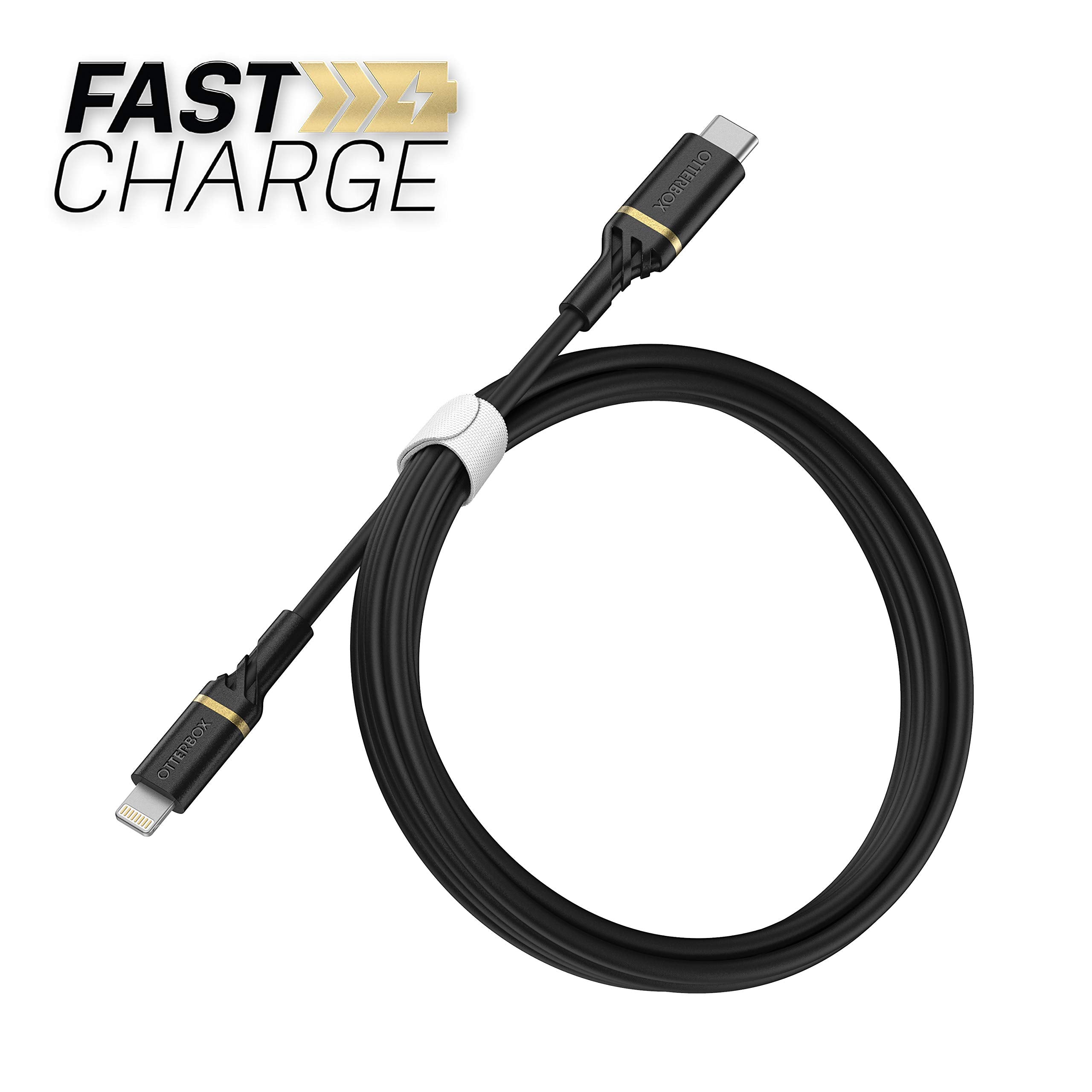 Cable USB C-Lightning 1M Black