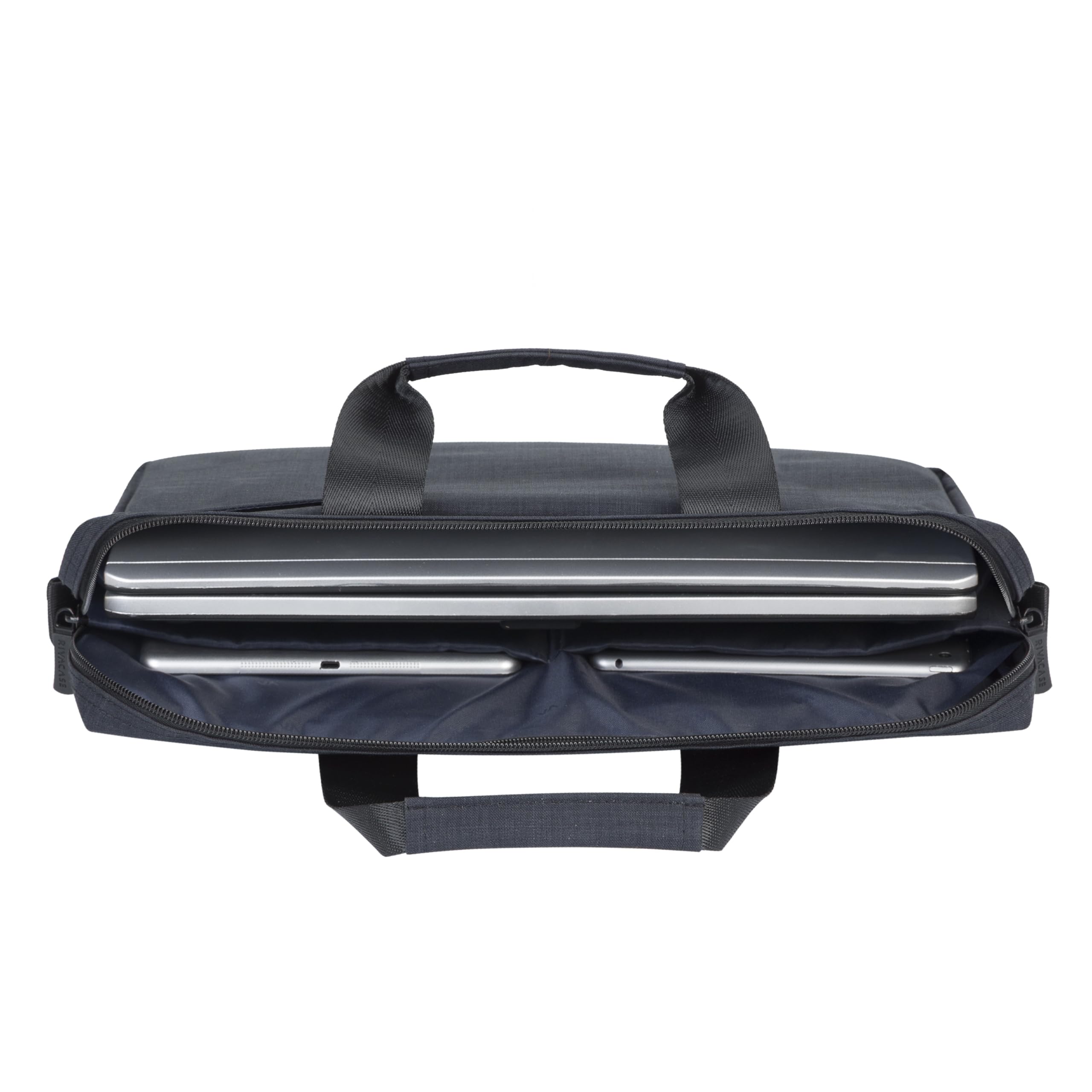 Sacoche business 5 poches 17.3", Polyester ECO  noir chambré