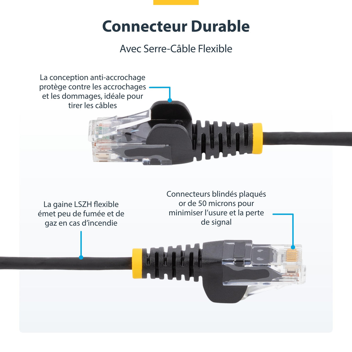 Cable - Blue Slim CAT6 Patch Cord 3m