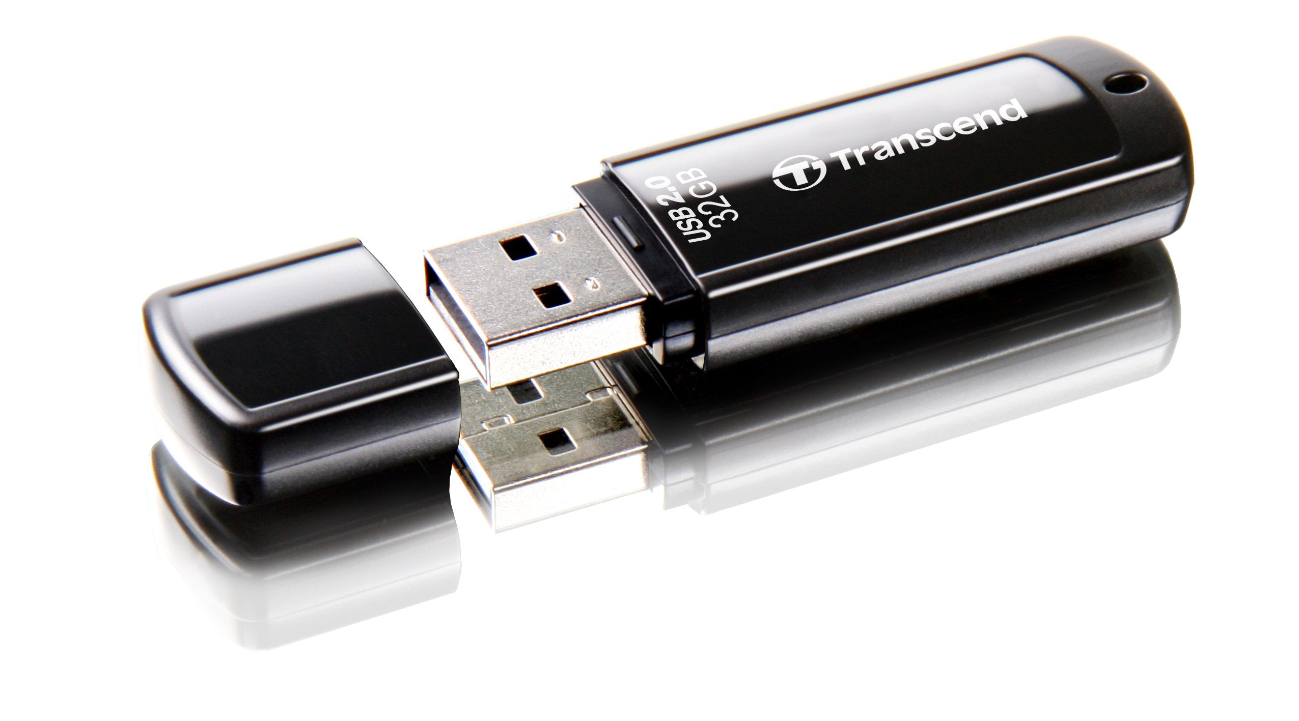 TRANSCEND 32Go Clé USB 2.0 - Noir