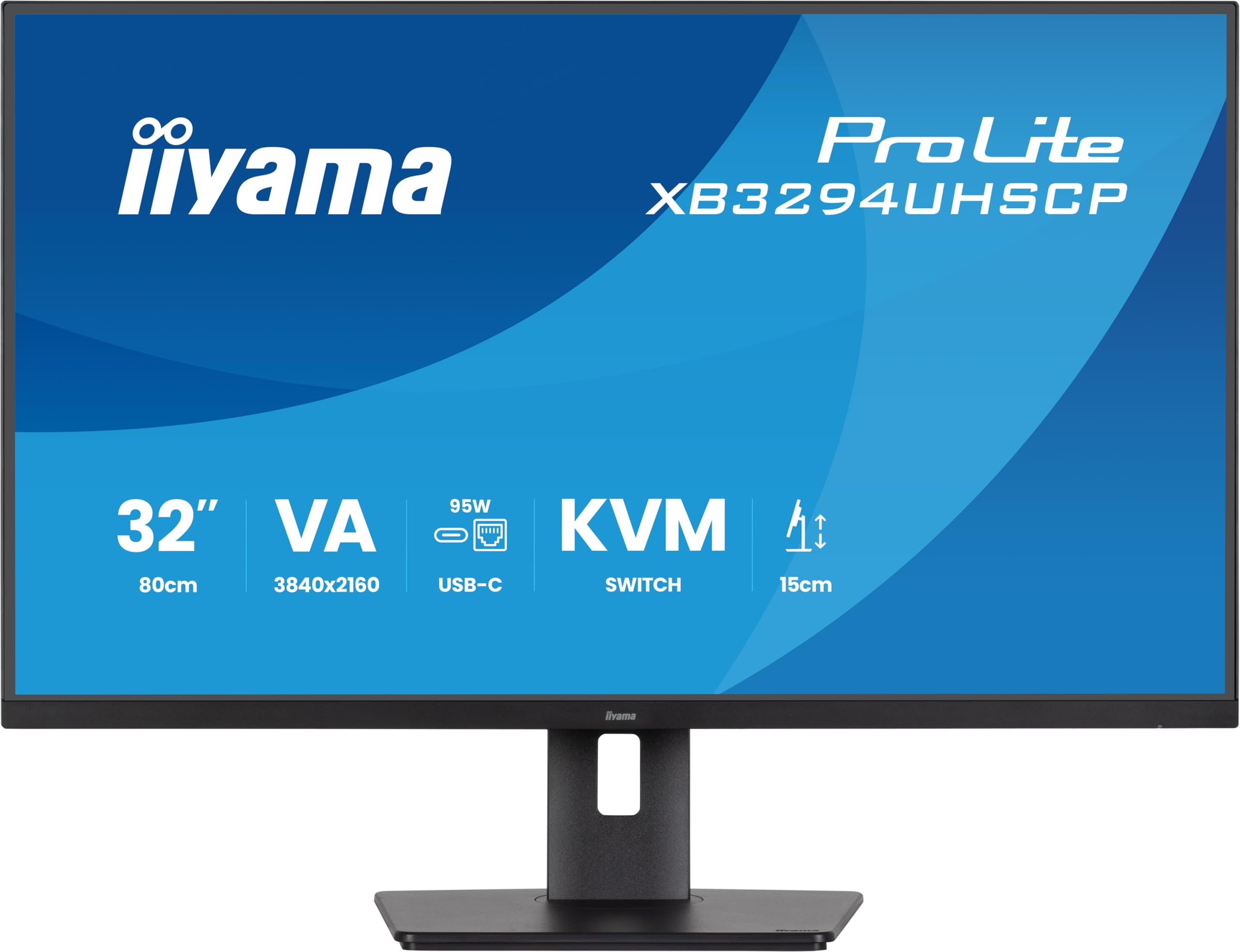 iiyama XB3294UHSCP-B1 32" VA LCD USB-C D