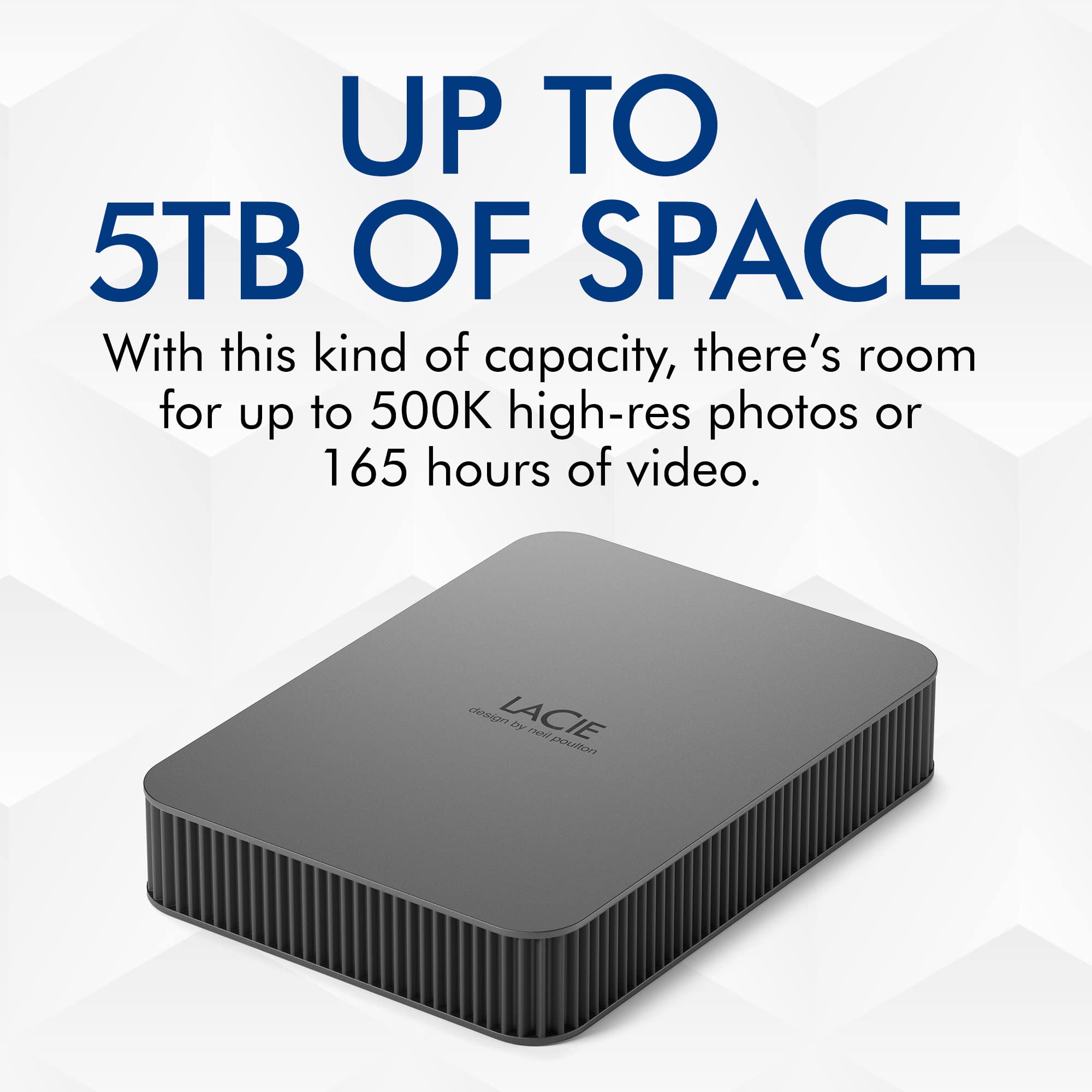 LaCie Mob Drive Secure 4TB USB 3.1 C
