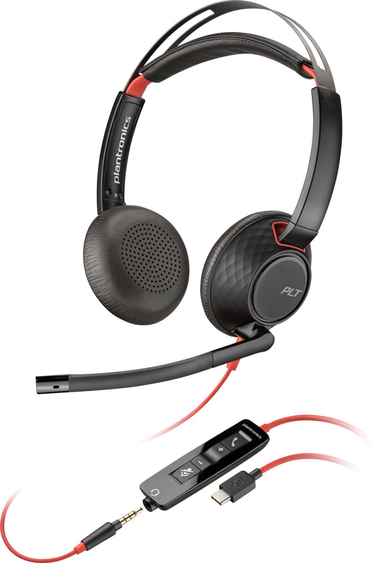 POLY Blackwire C5220 MICRO-CASQUE BINAURAL USB-C+Jack Bulk