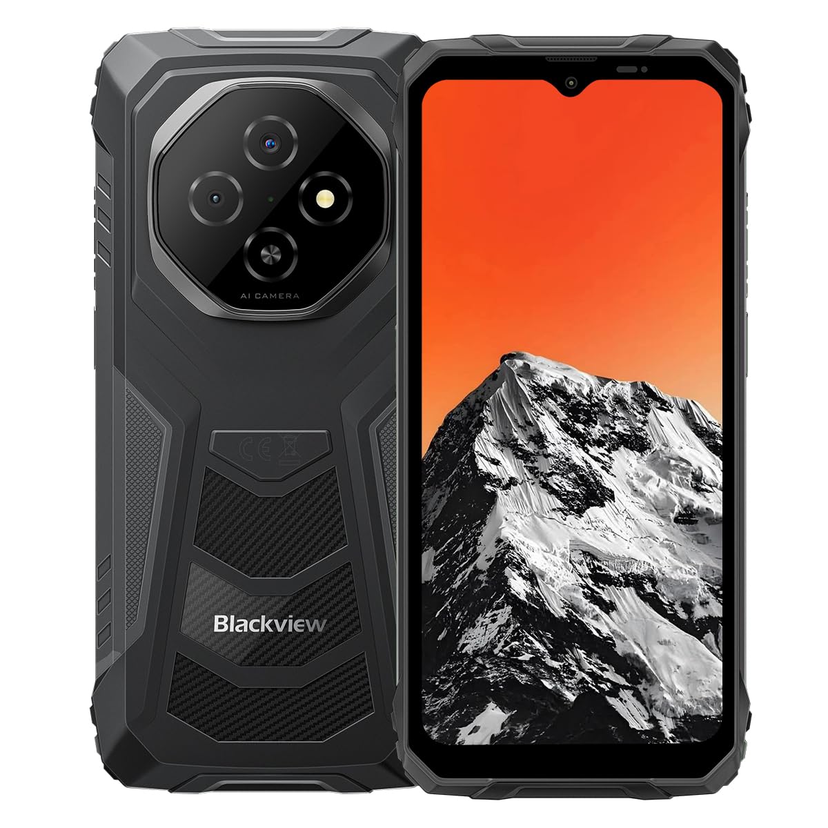 Blackview FORT 1 (6.56'' -  NFC - 256 Go, 6 Go de RAM - 10000mAh) Noir