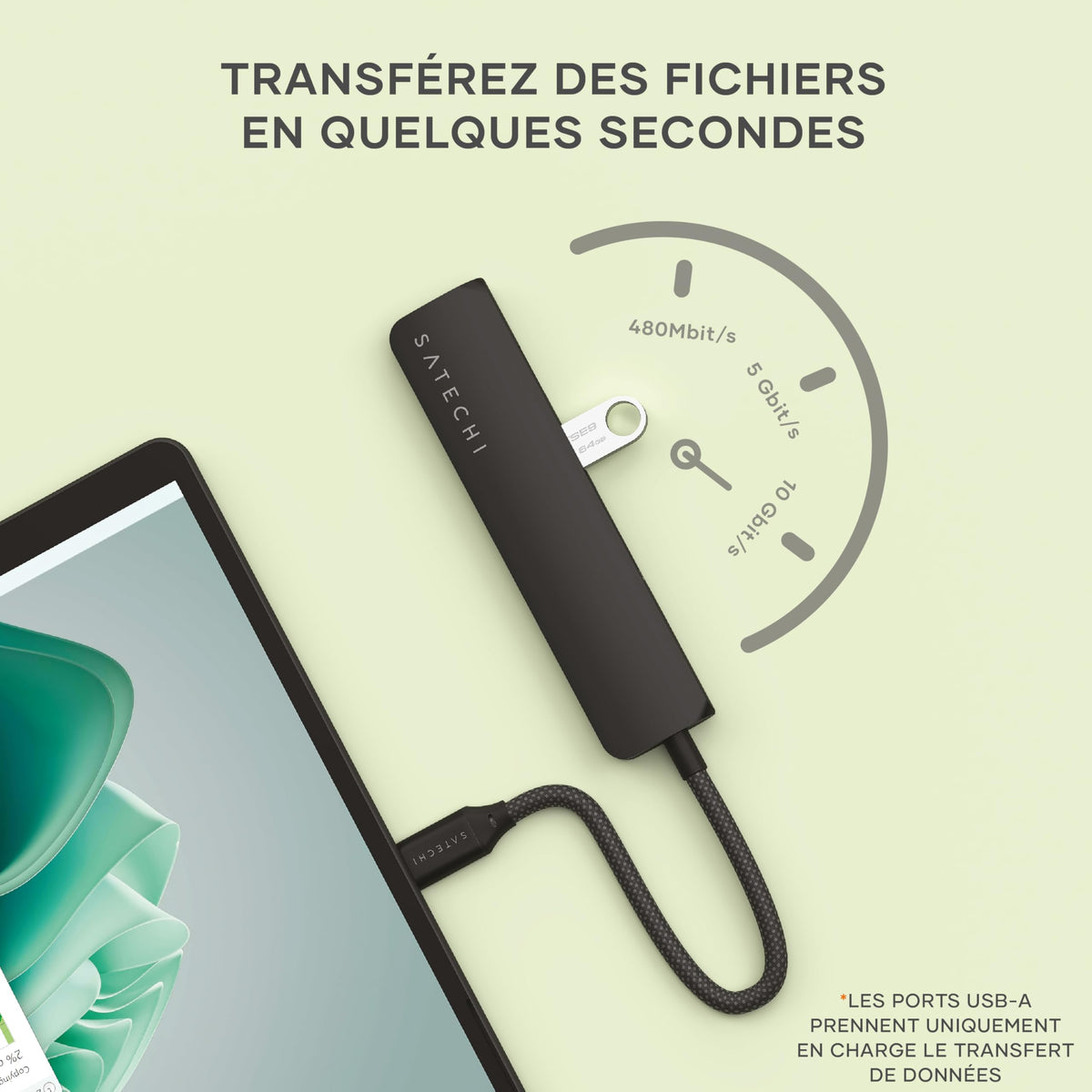 6-IN-1 USB-C MULTIPORT ADAPTER BLACK