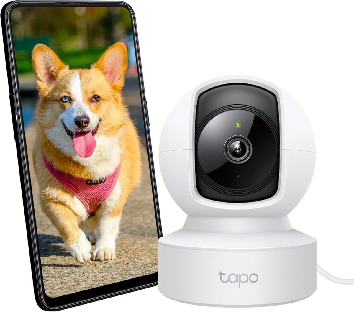 TP-LINK TAPO C212 Pan/Tilt Home Security Wi-Fi Camera 360/114deg 2K 3MP white