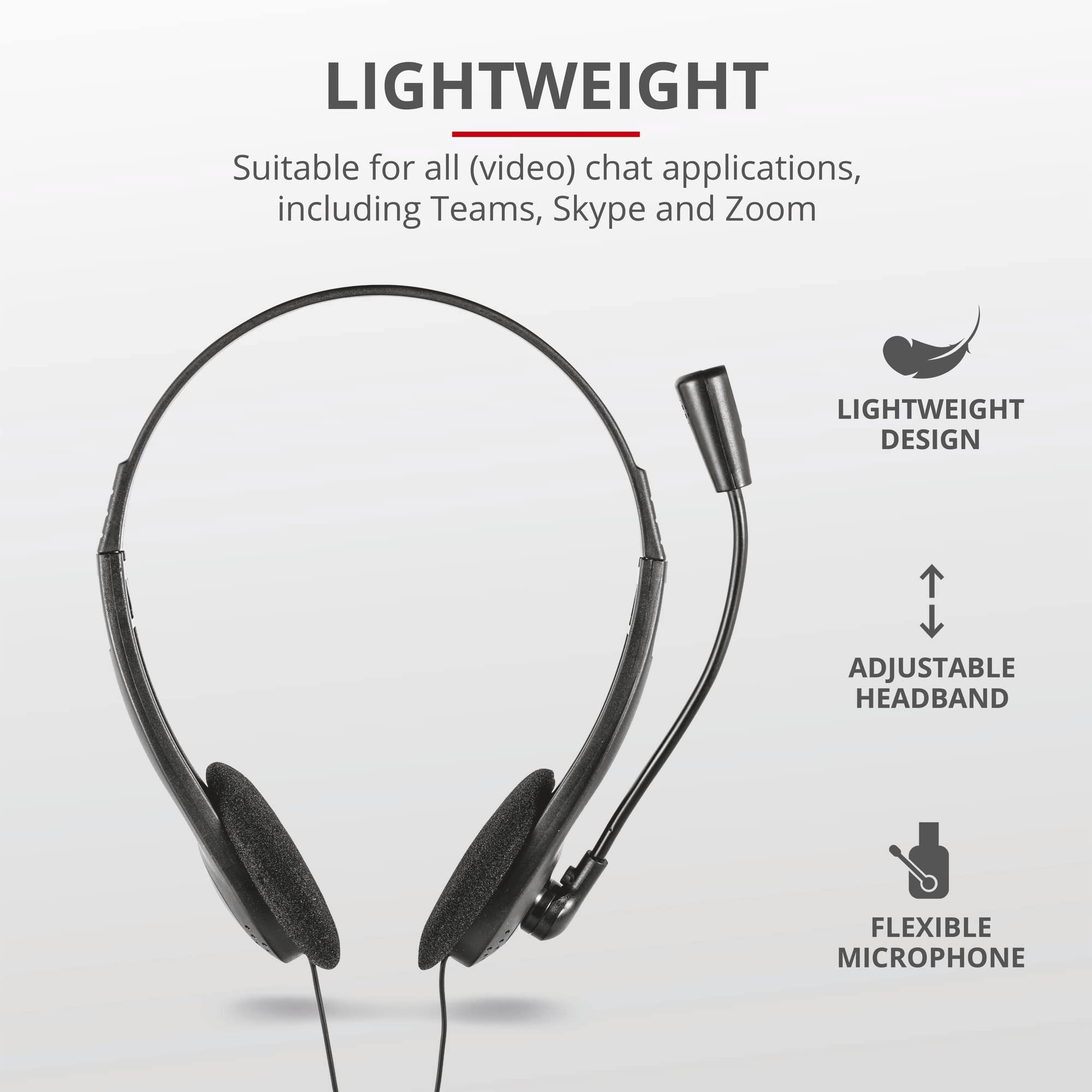 TRUST Casque-micro PRIMO pour ordinateur