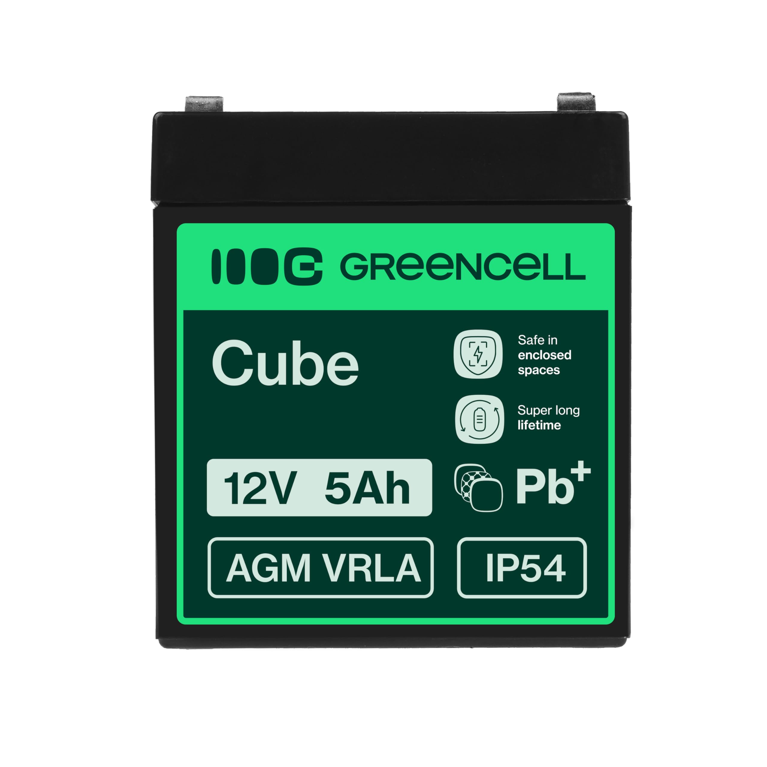 Green Cell AGM27 Batterie de l'onduleur Sealed Lead Acid (VRLA) 12 V 5 Ah
