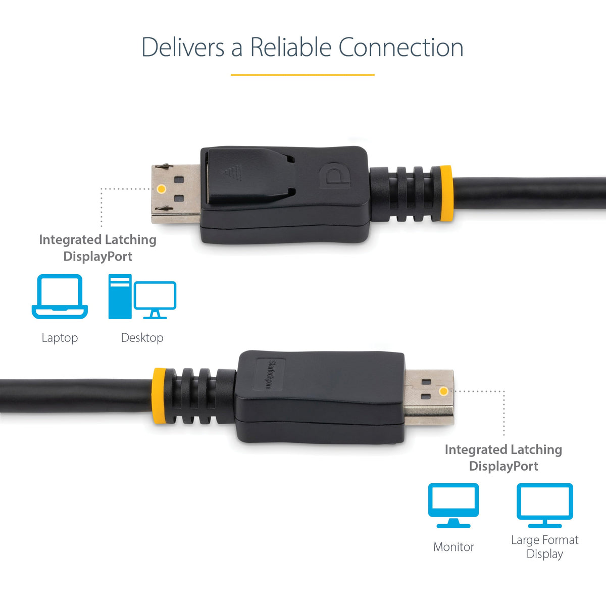 2m Certified DisplayPort 1.2 Cable
